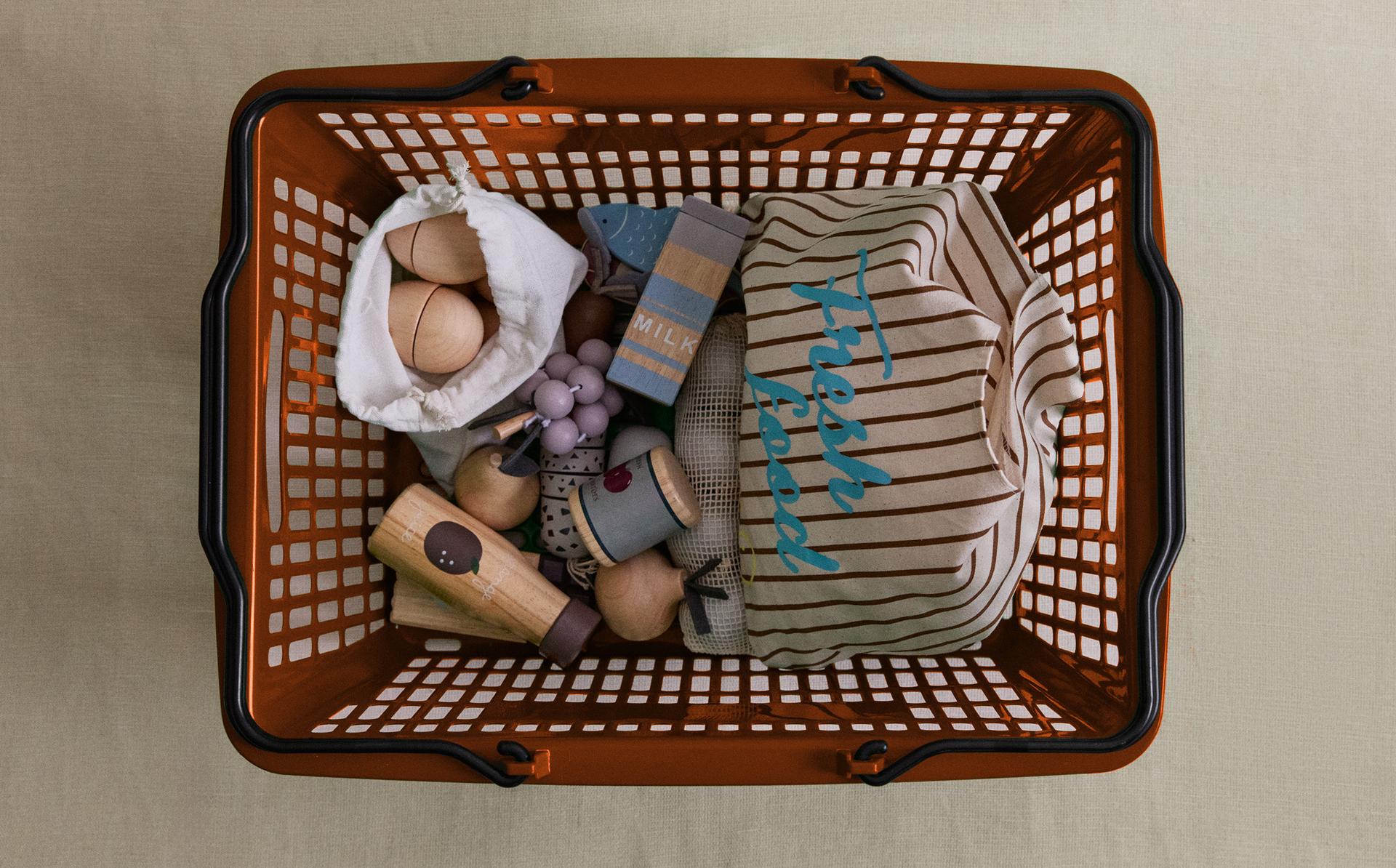 KIDS' TOY GROCERY SHOPPING SET KIDS' TOY GROCERY SHOPPING SET