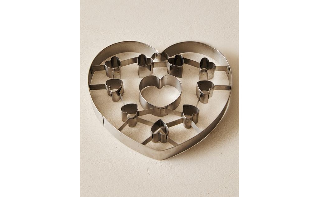 STEEL HEARTS BAKING MOULD