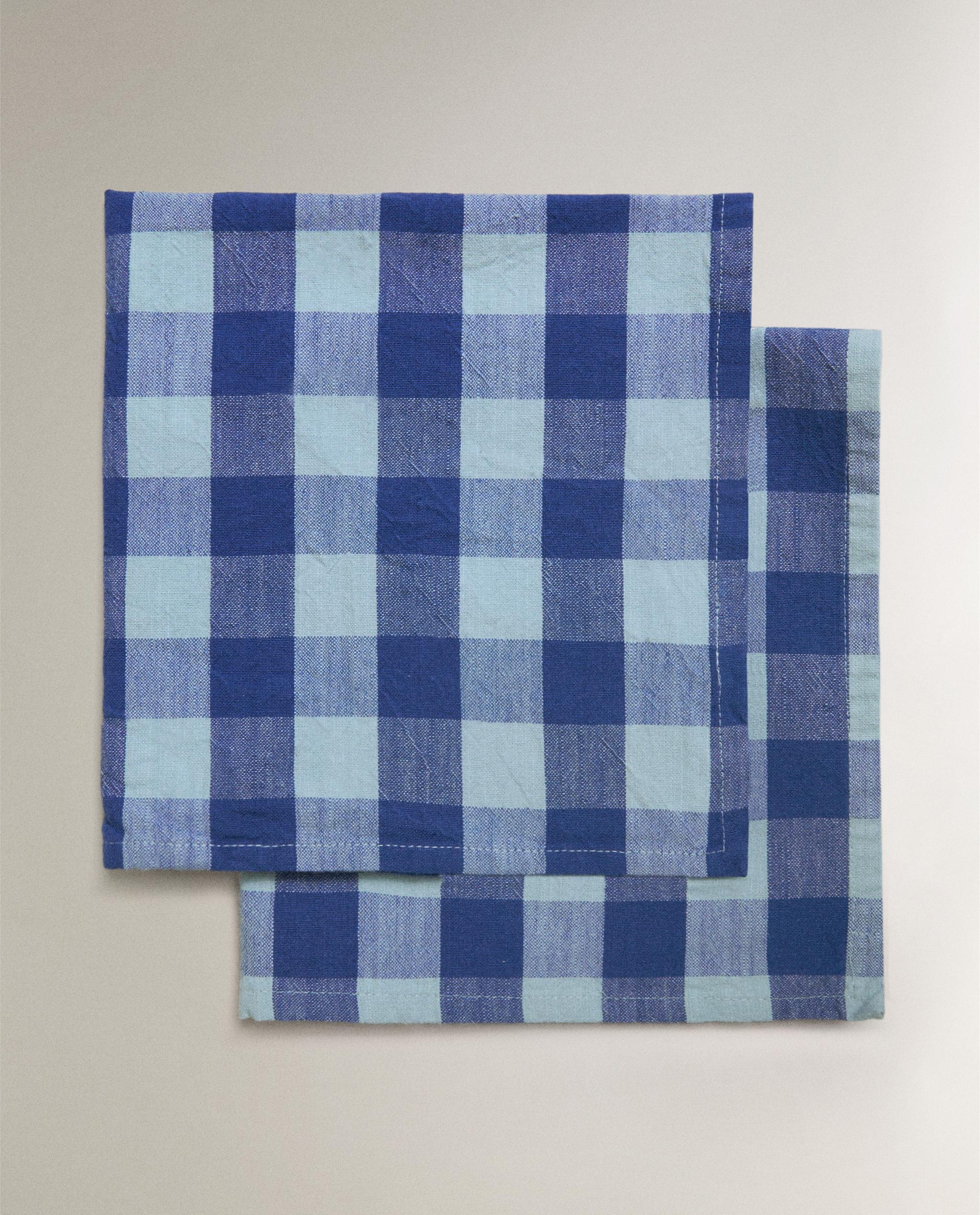 PACK OF CHECK NAPKINS (PACK OF 2) product thumbnail 6