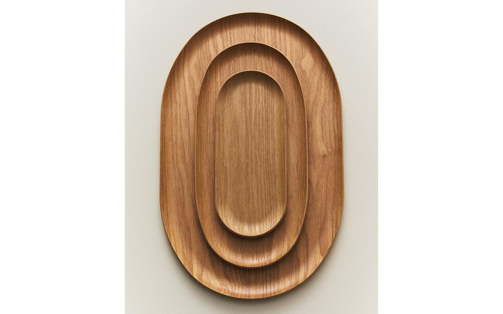 BANDEJA MADERA OVALADA