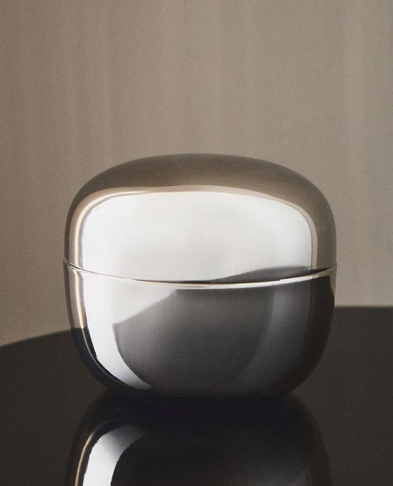 LARGE ROUND STAINLESS STEEL BOX LARGE ROUND STAINLESS STEEL BOX