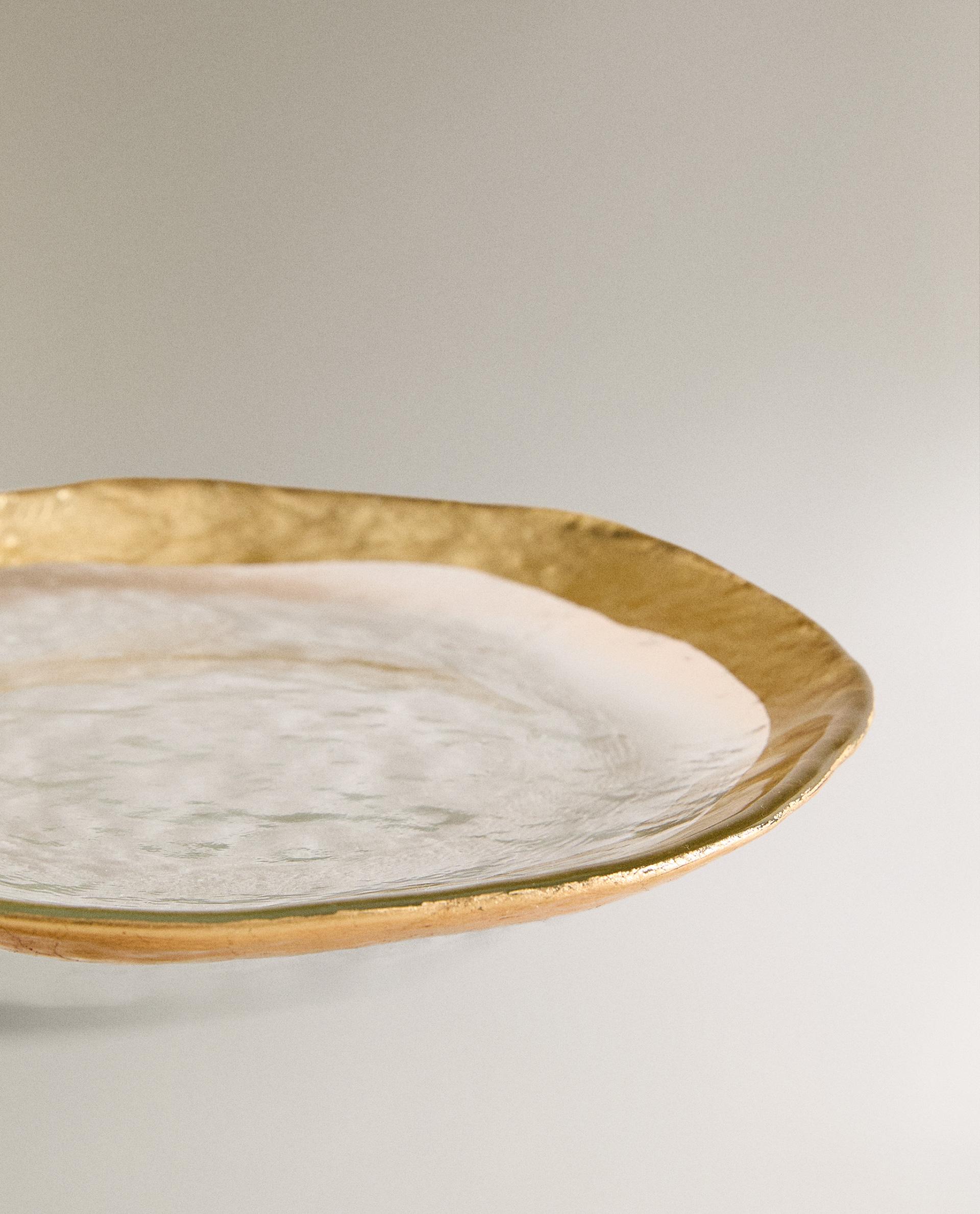 GLASS SIDE PLATE WITH RIM product thumbnail 9