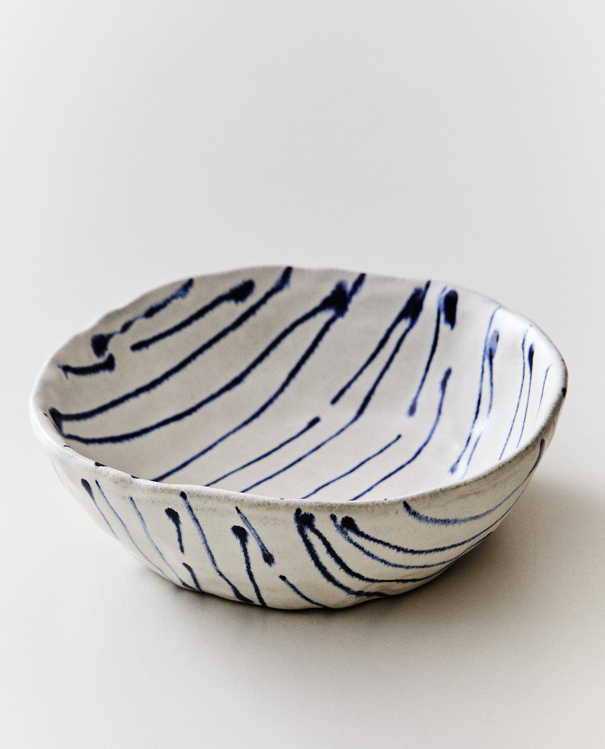 STRIPED EARTHENWARE BOWL product thumbnail 8