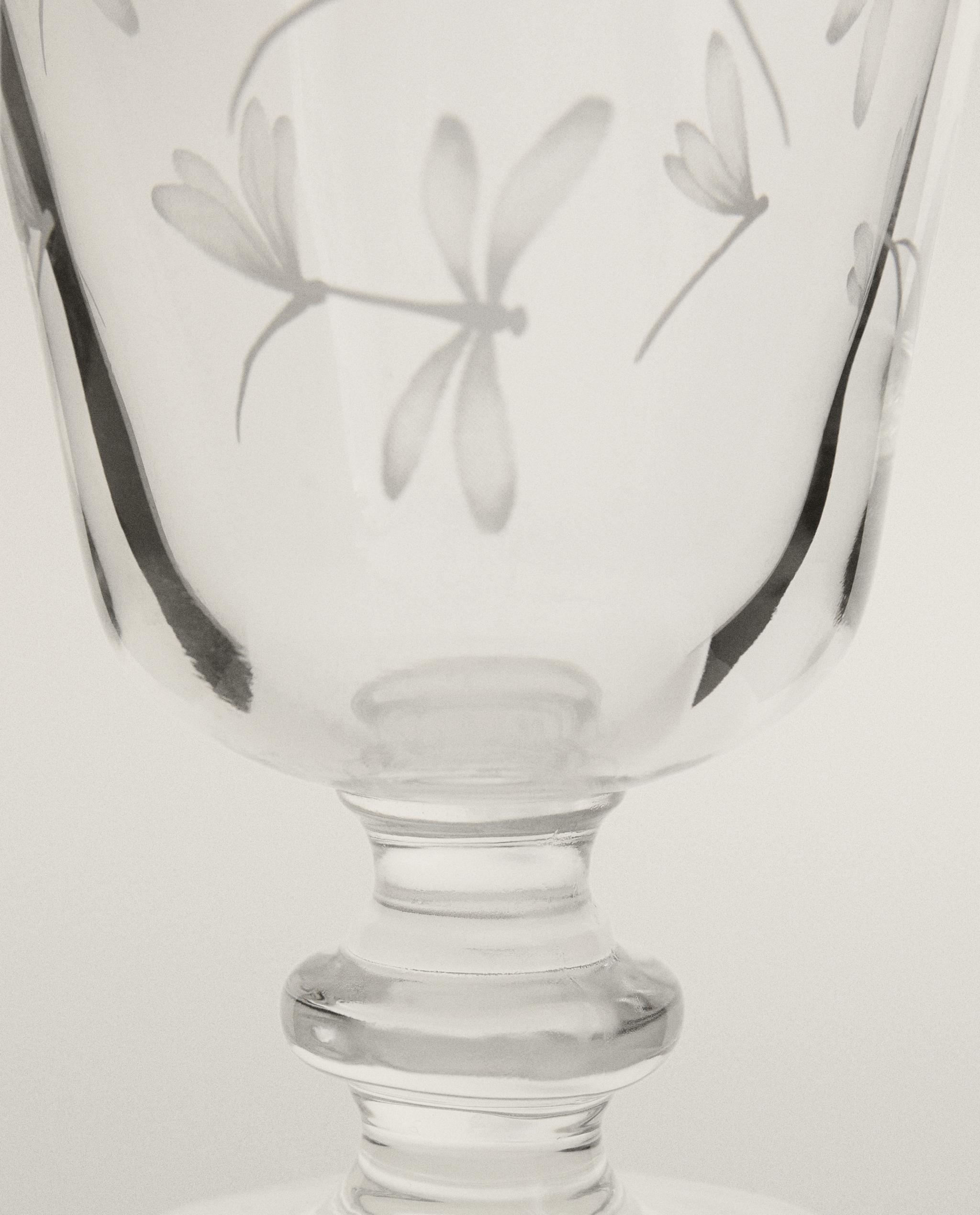 DRAGONFLY TRANSFER WINE GLASS product thumbnail 4