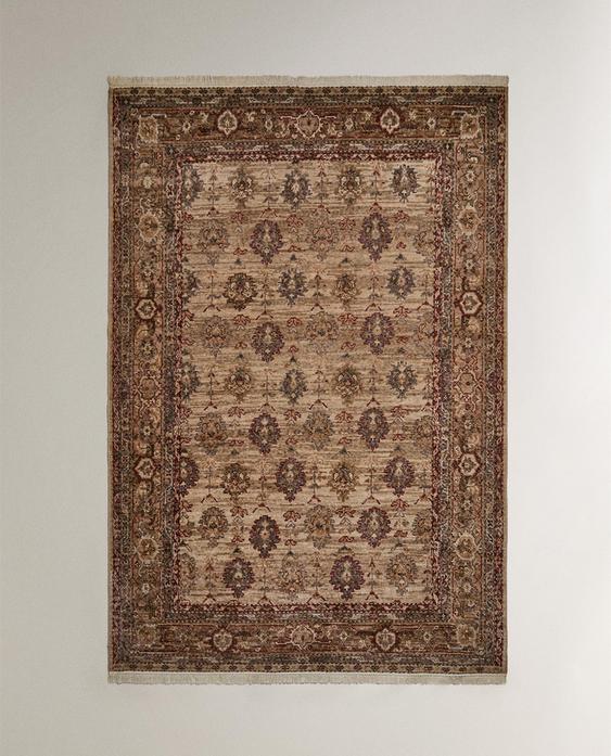 GEOMETRIC PRINT WOOL RUG GEOMETRIC PRINT WOOL RUG