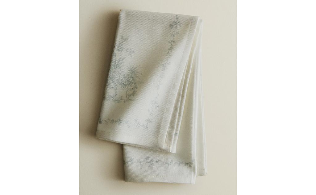 حزمة فوط مائدة قطن بطبعة توال (حزمة 2 قطعة)