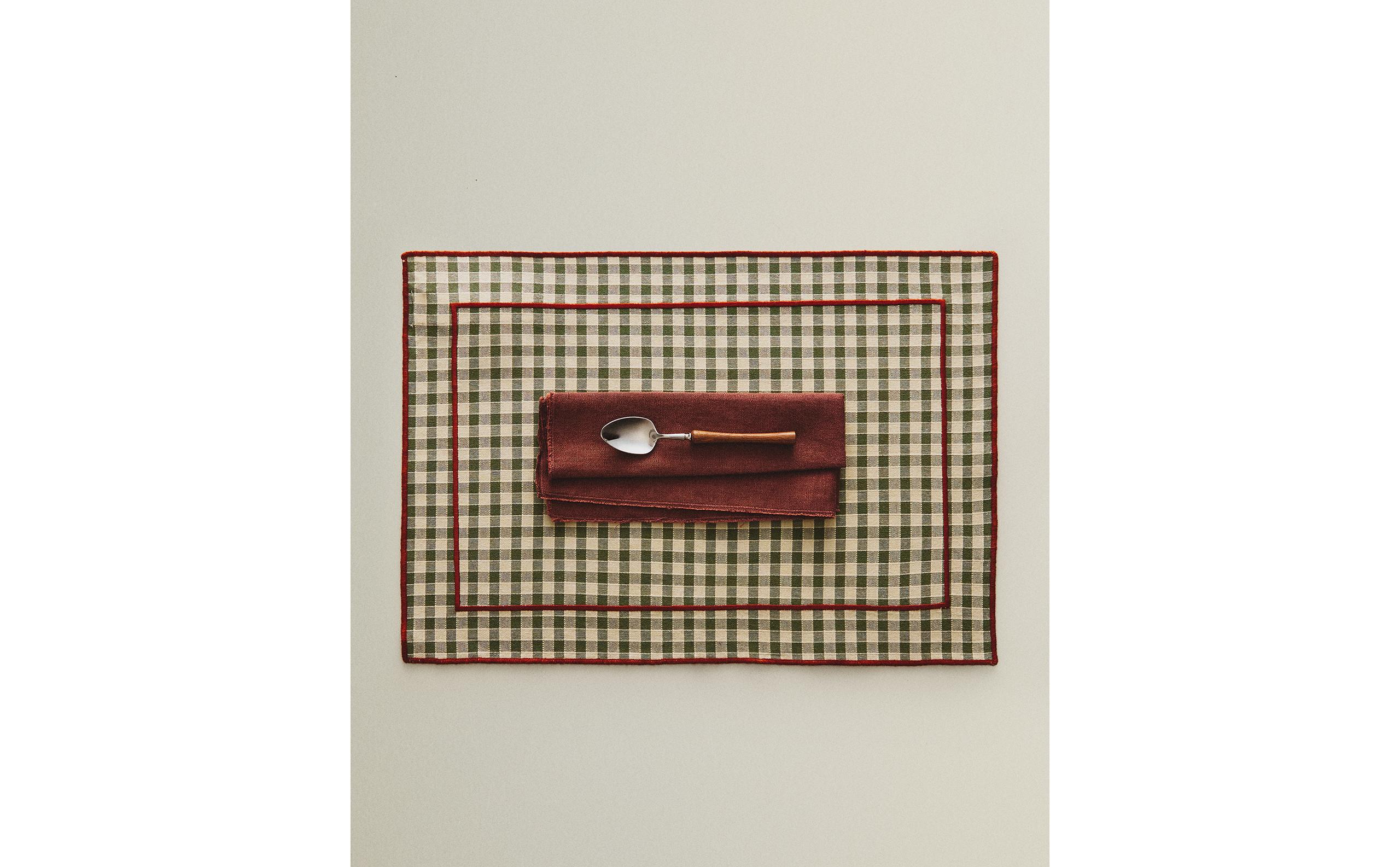 CHECK PLACEMAT WITH TOPSTITCHING product thumbnail 5