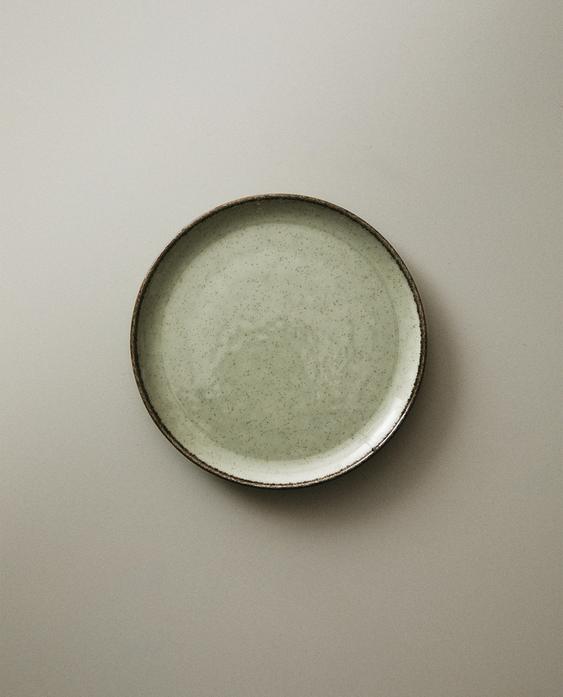 PLATO DE PAN PORCELANA FILO ENVEJECIDO