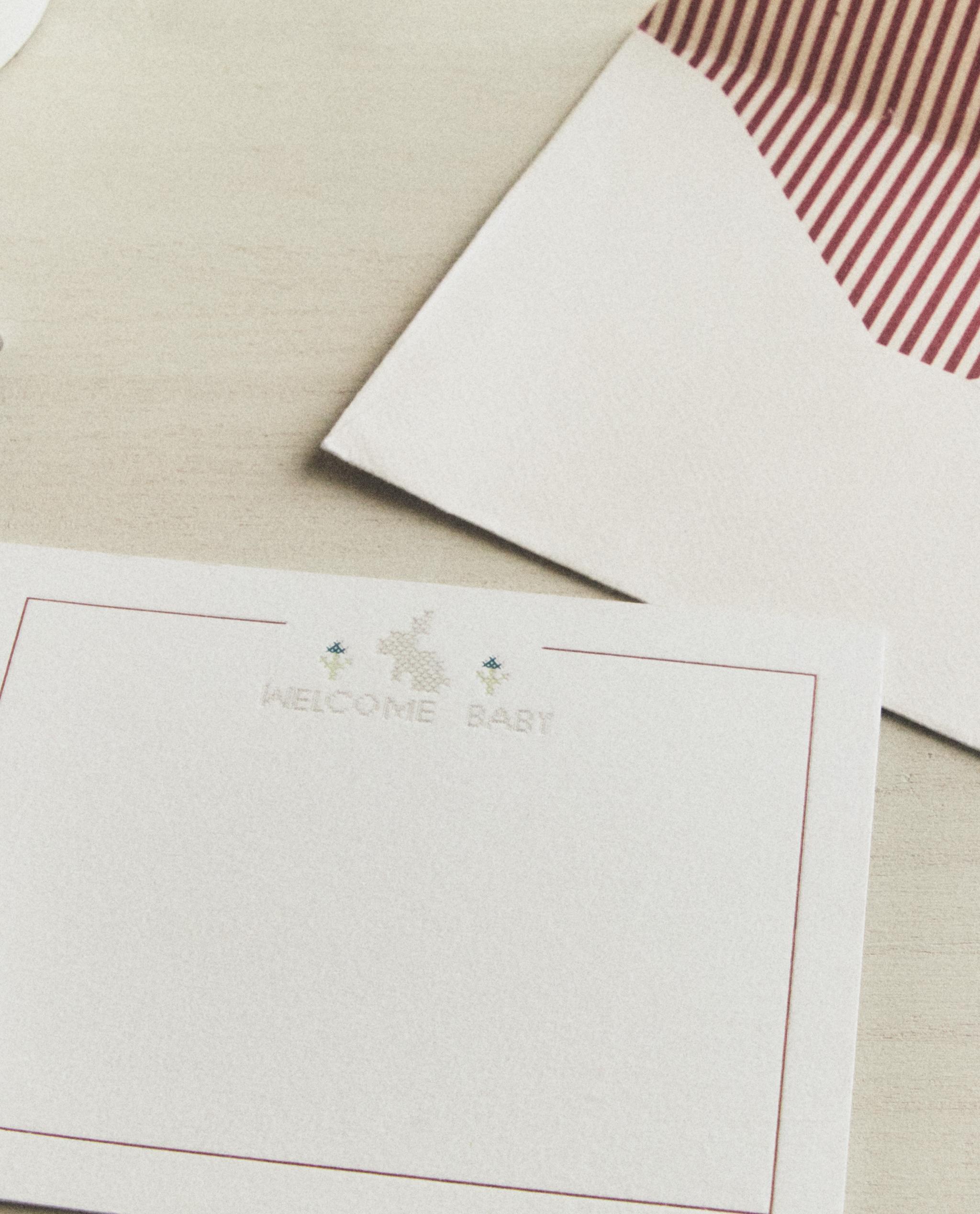 BUNNY BABY WELCOME CARD product thumbnail 8