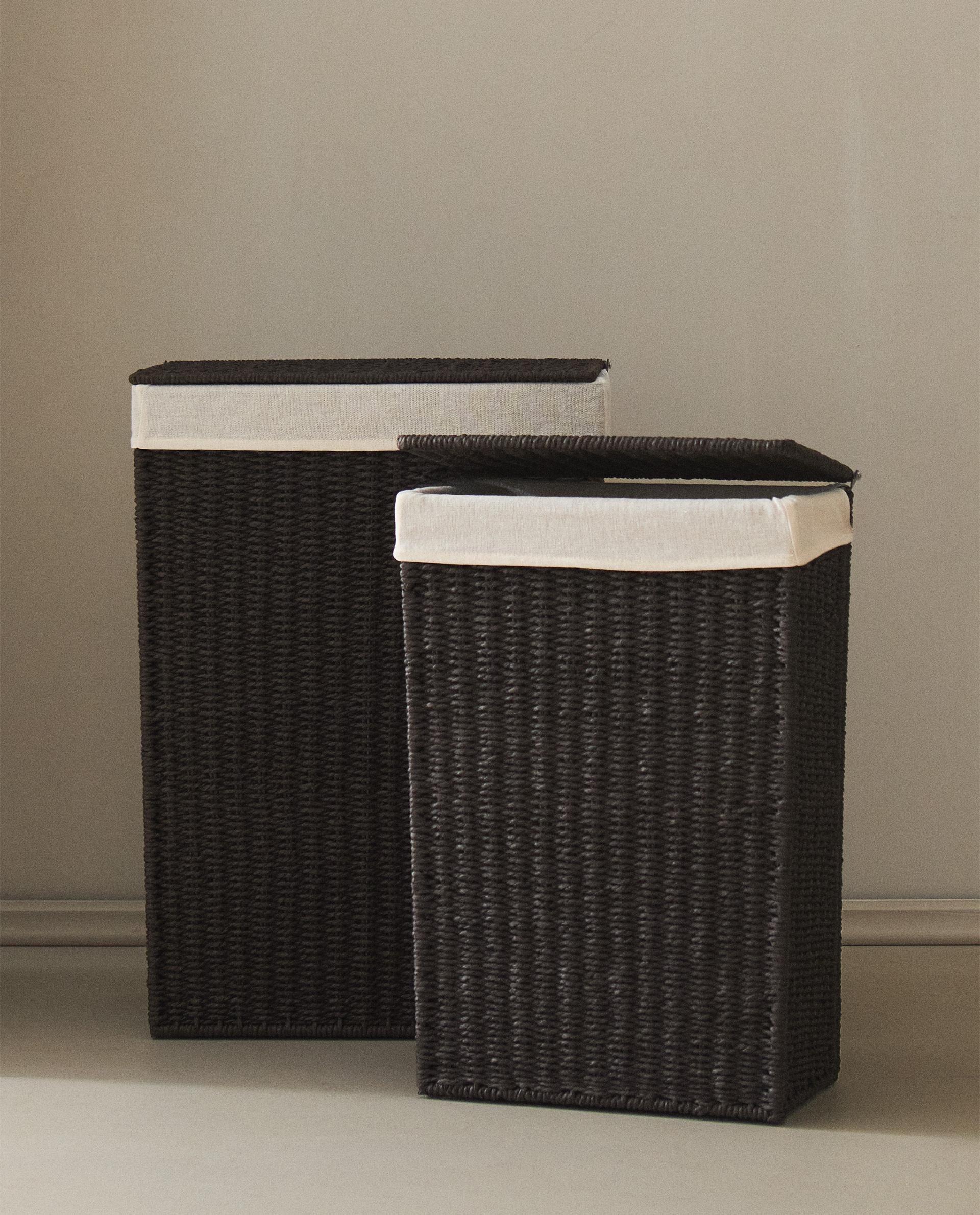 PANIER À LINGE AVEC TISSU INTÉRIEUR PANIER À LINGE AVEC TISSU INTÉRIEUR