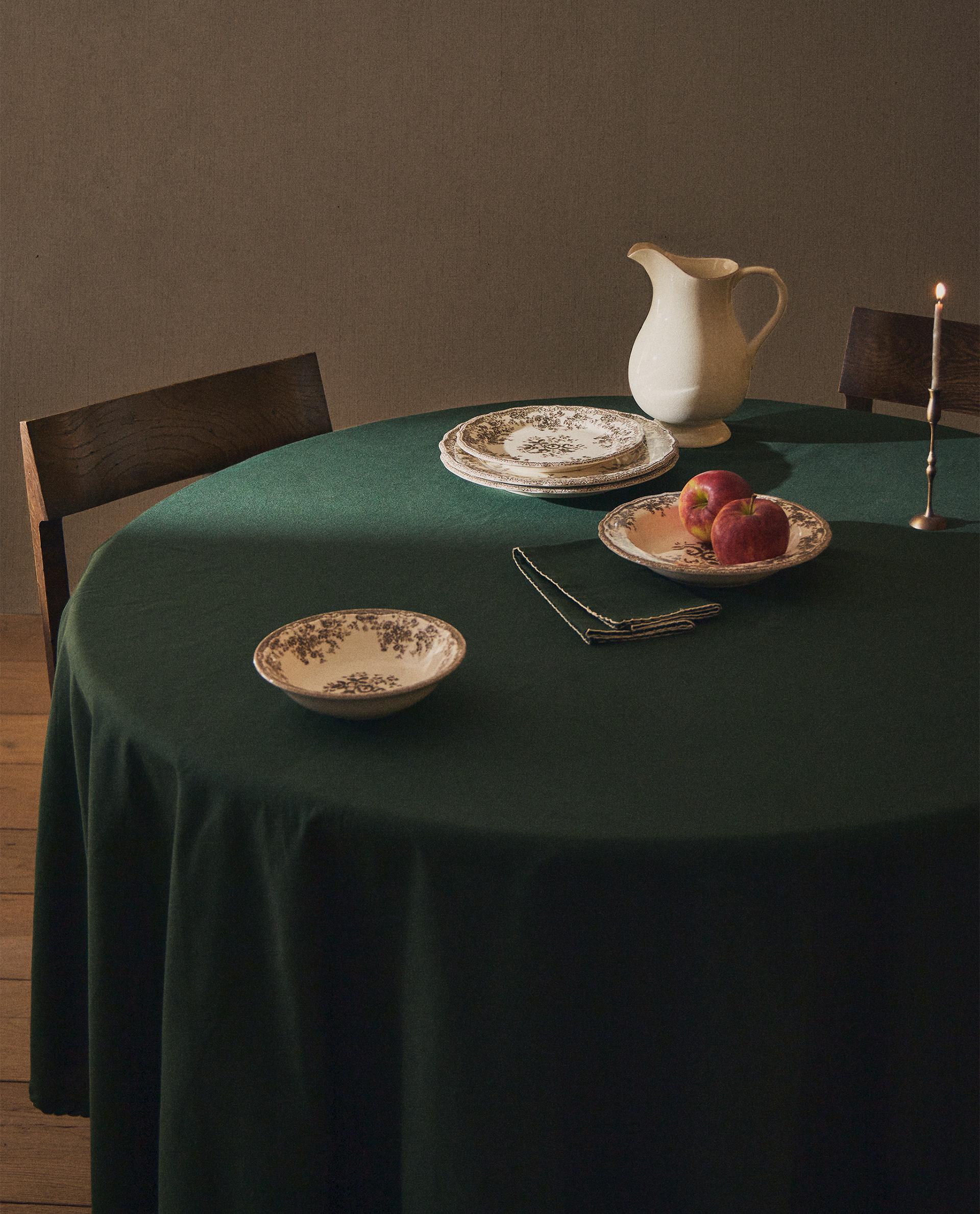 ザラホーム テーブルクロス ウェーブ テーブルクロス | Zara Home 日本/Japan