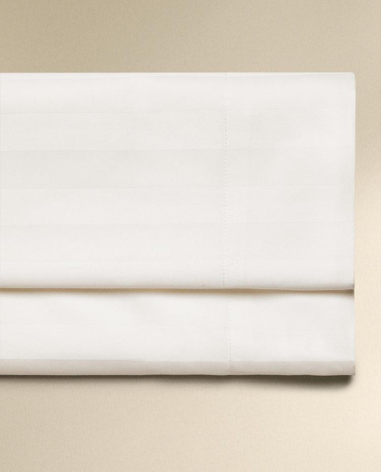 (FADENDICHTE 500) OBERLAKEN AUS SATIN MIT STREIFEN