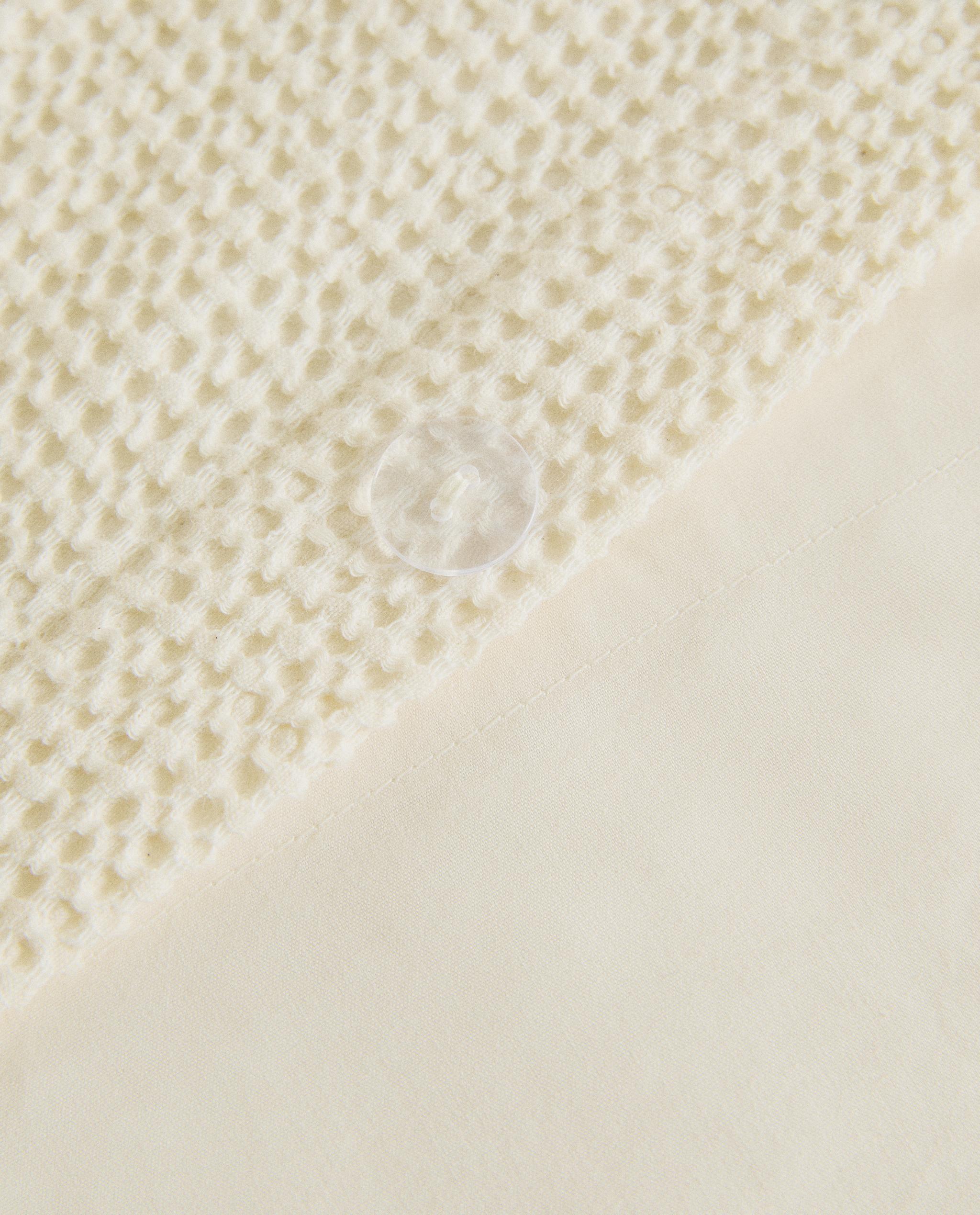 MINI WAFFLE-KNIT COTTON DUVET COVER product thumbnail 17