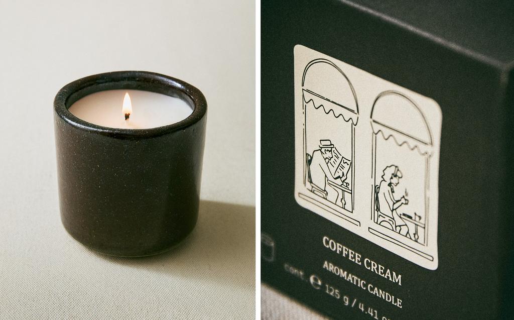 „COFFEE CREAM“ AROMATINĖ ŽVAKĖ (125 G)
