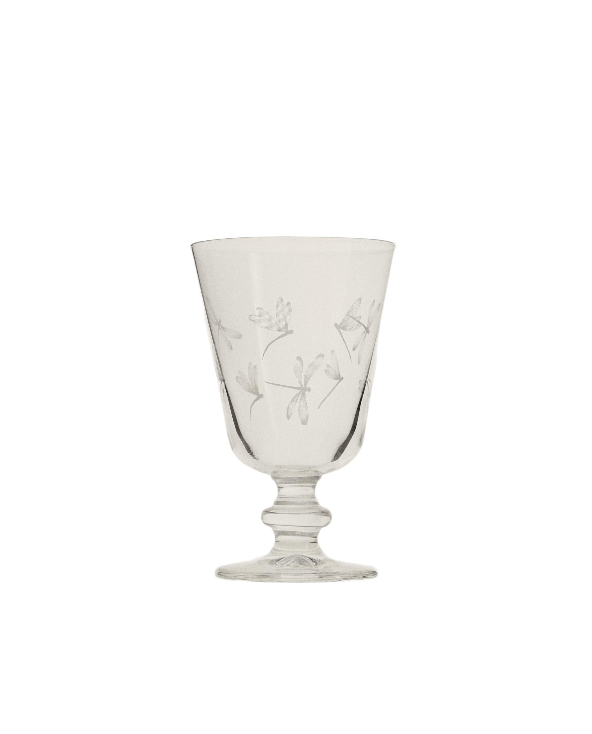 DRAGONFLY TRANSFER WINE GLASS product thumbnail 8