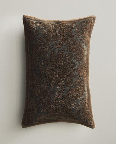 KISSENBEZUG CHENILLE-JACQUARD
