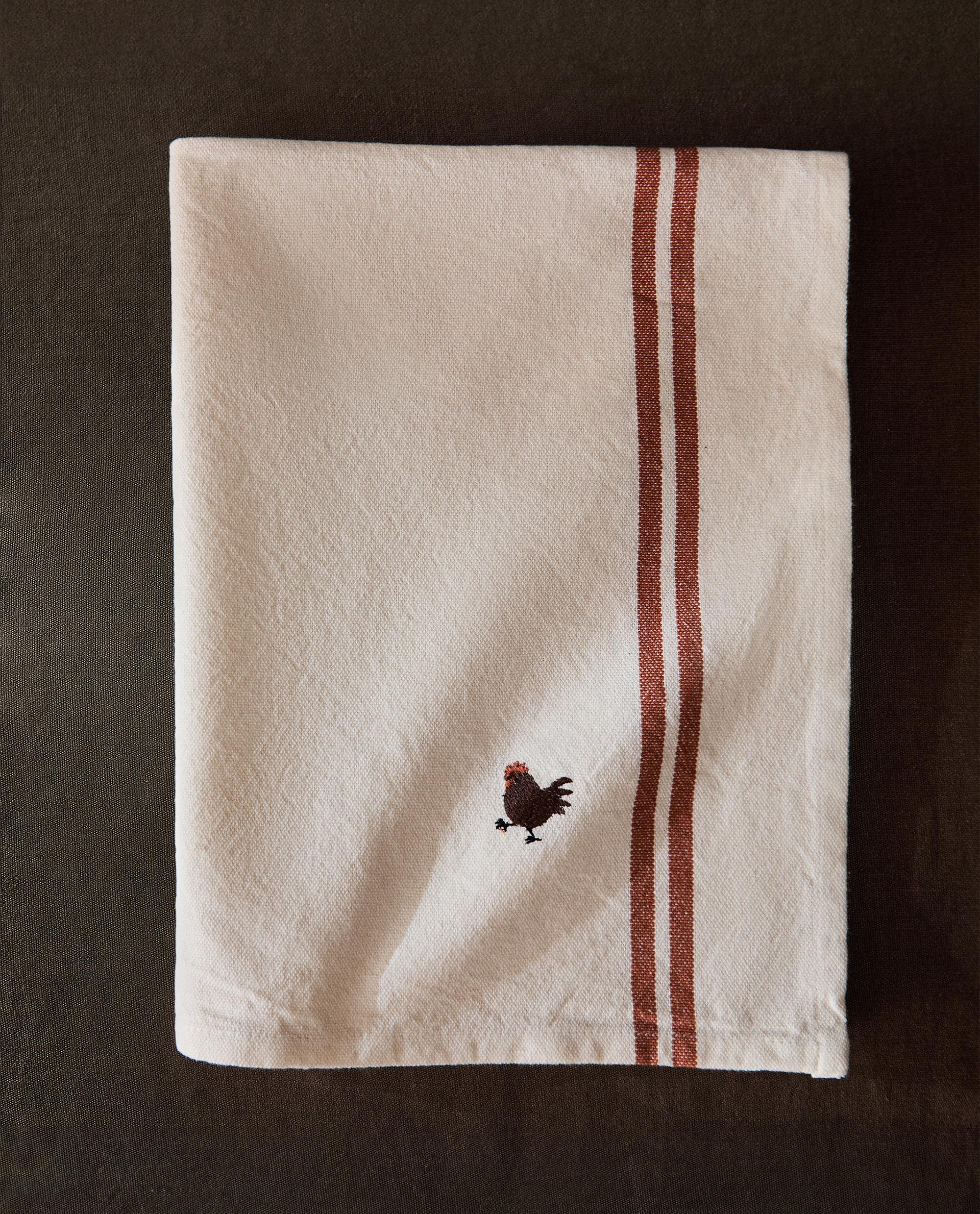 EMBROIDERED CLEANING TEA TOWEL