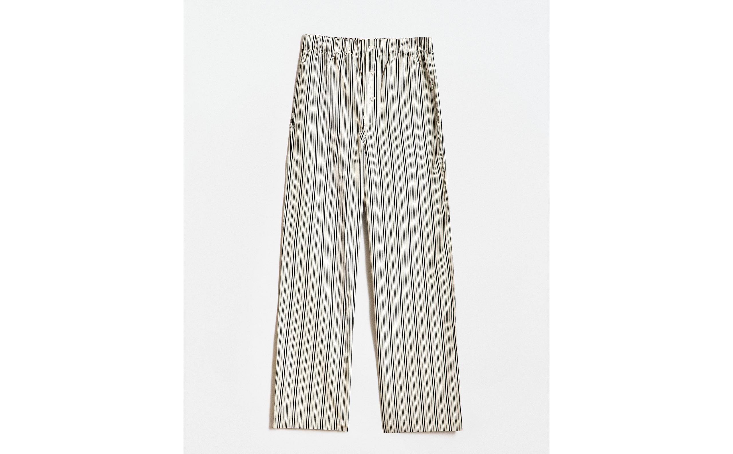 STRIPED COTTON TROUSERS product thumbnail 2