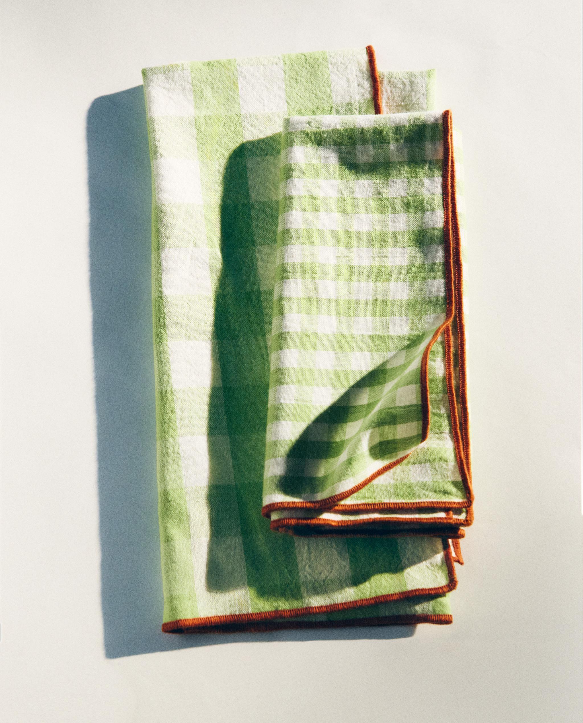 PACK OF CHECK TEA TOWELS (PACK OF 2) product thumbnail 10