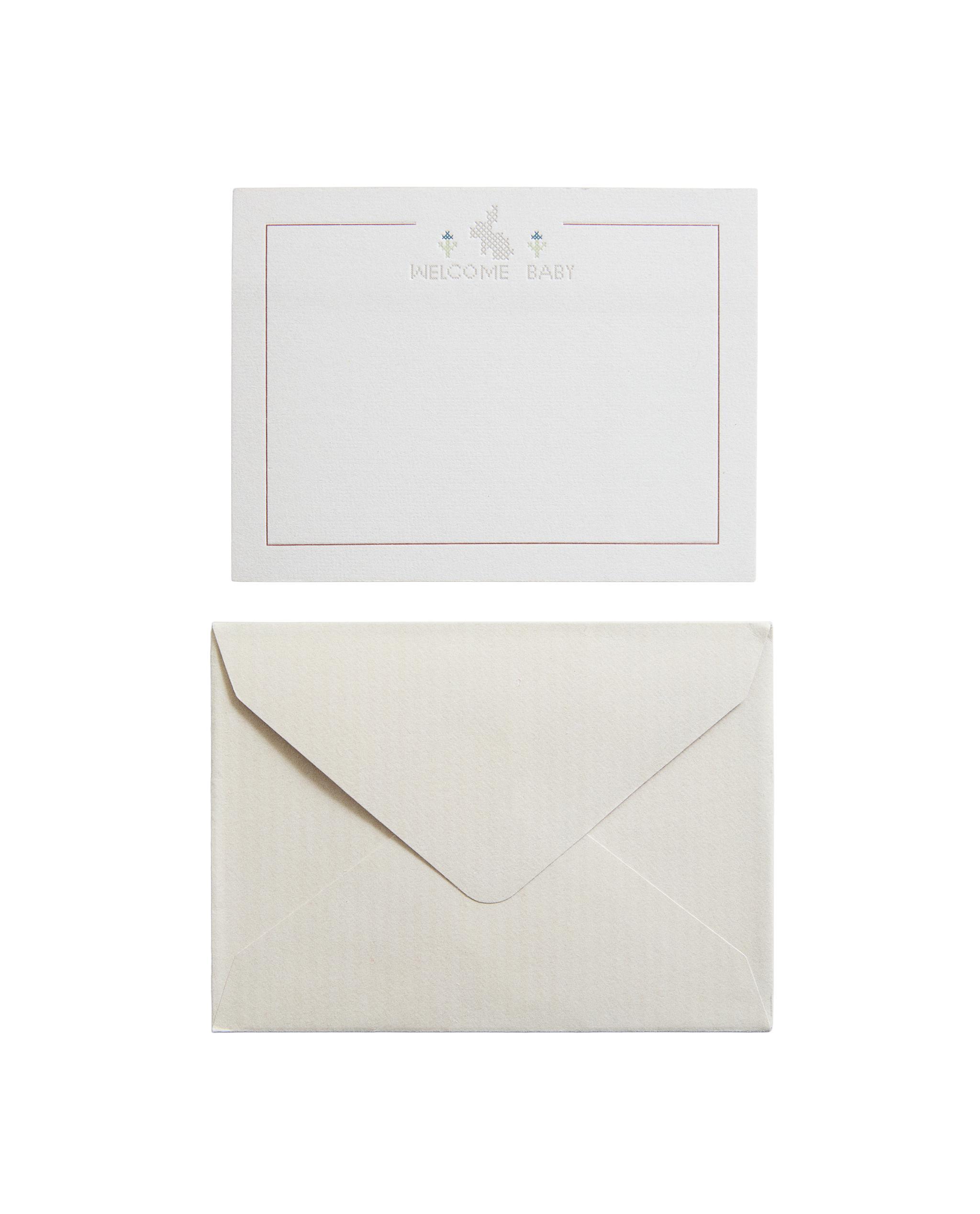 BUNNY BABY WELCOME CARD product thumbnail 5