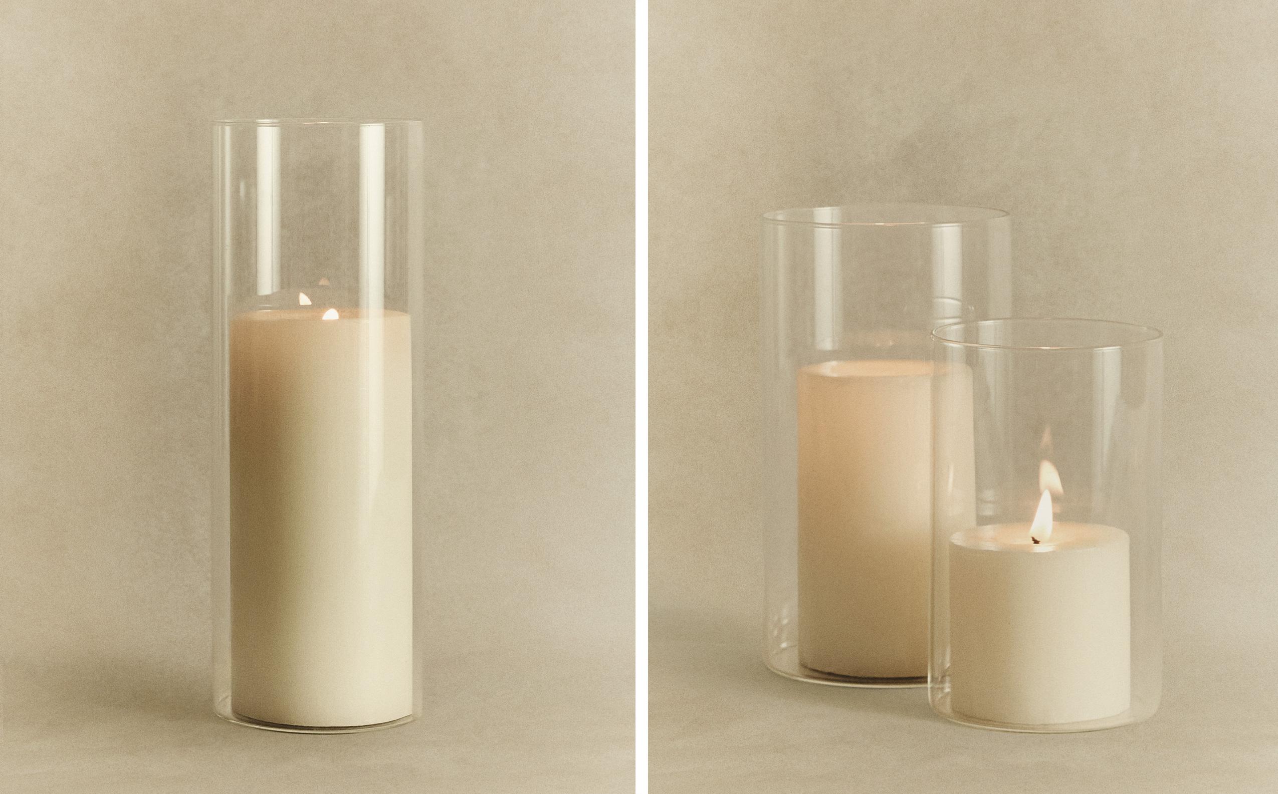 ザラホーム  キャンドルホルダー　クリスタル　新品未使用 ザラホーム キャンドルホルダー クリスタル 新品未使用