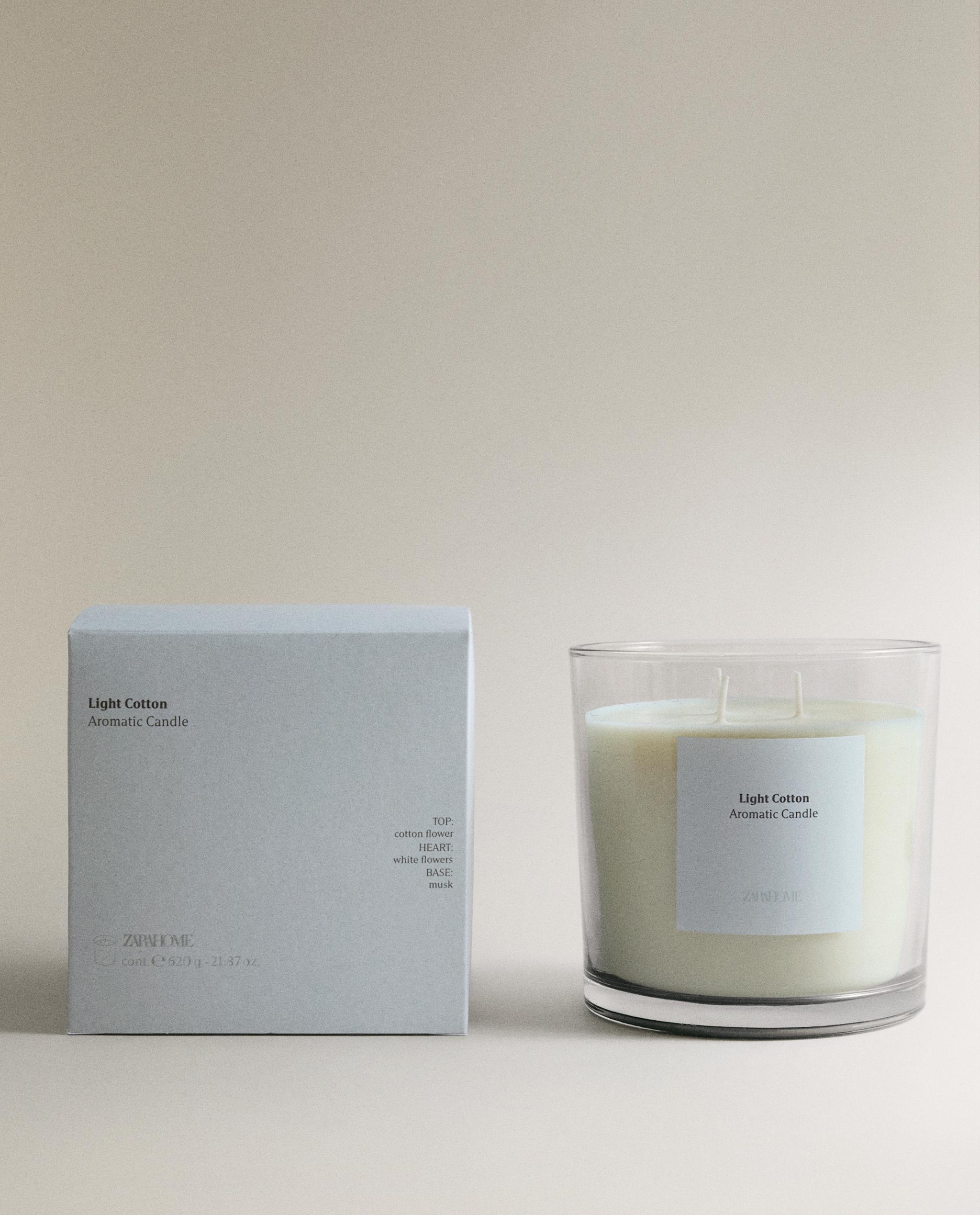 (620 G) LIGHT COTTON SCENTED CANDLE product thumbnail 4