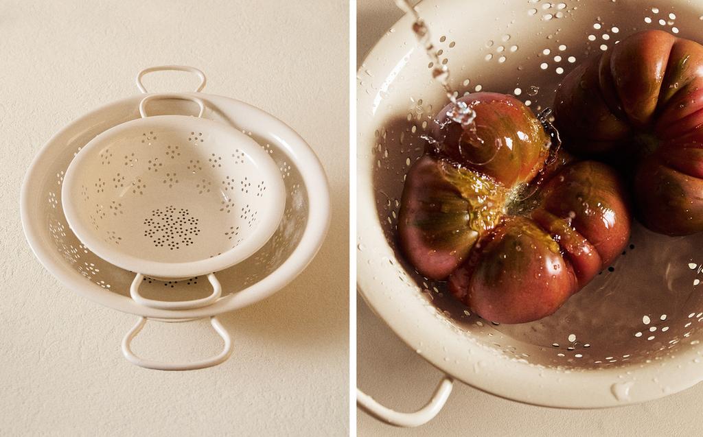 مصفاة مطبخ بتصميم زهرة