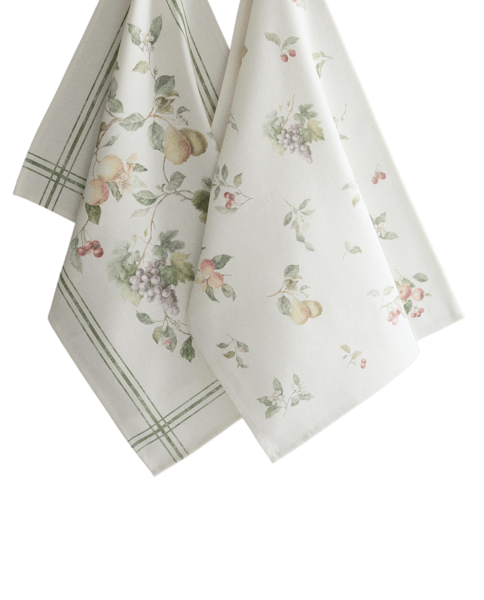 PACK OF FLORAL COTTON TEA TOWELS (PACK OF 2) product thumbnail 10