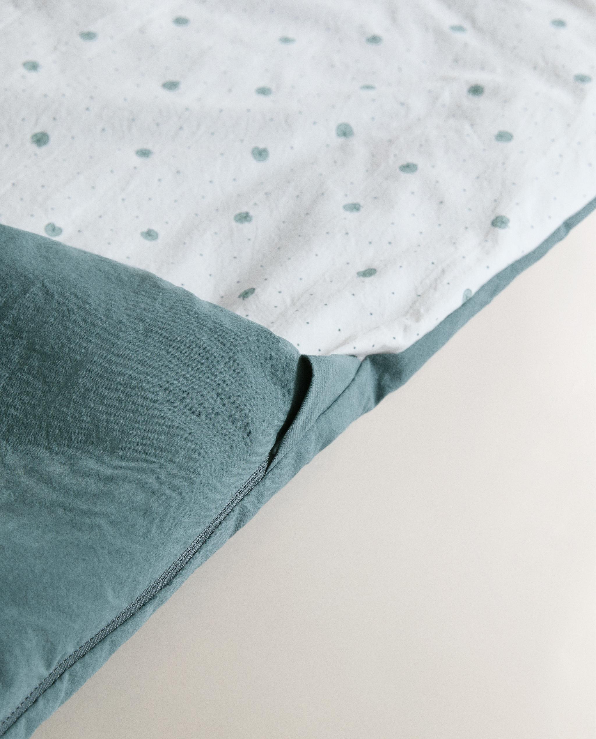 LEAF PRINT COTTON CARRYCOT BABY WRAP product thumbnail 8