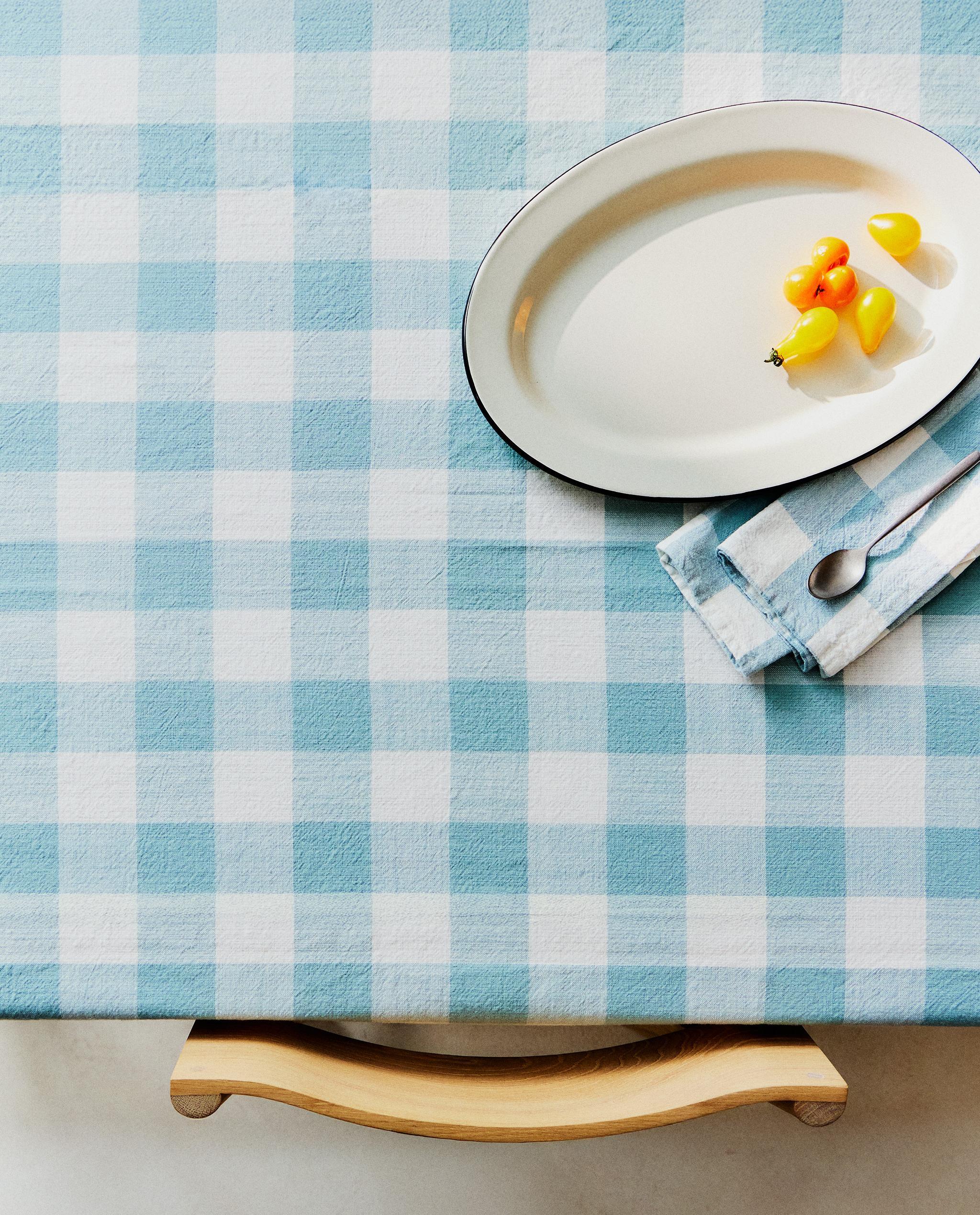 CHECK COTTON TABLECLOTH product thumbnail 9