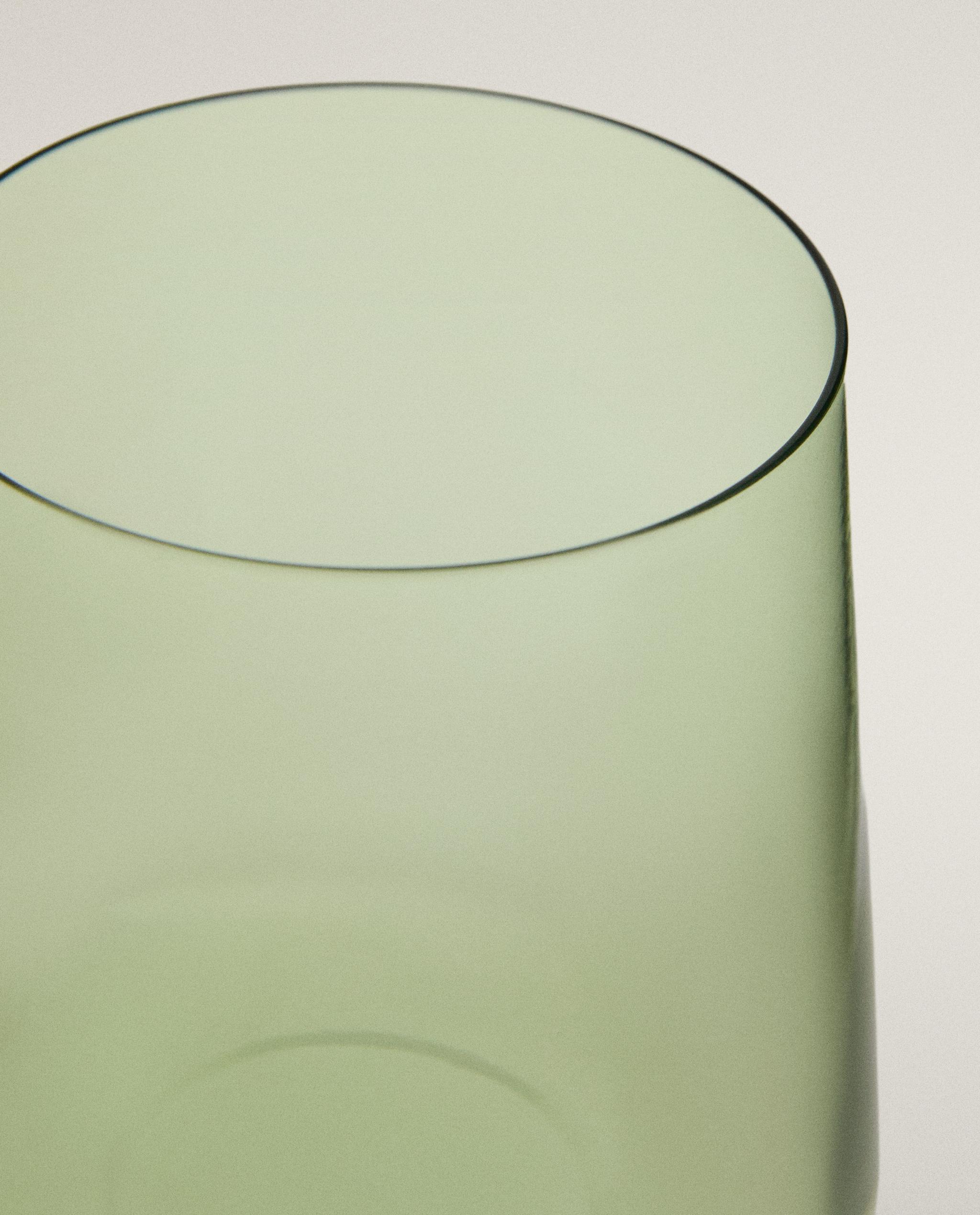 GREEN CRYSTALLINE GLASSWARE product thumbnail 2