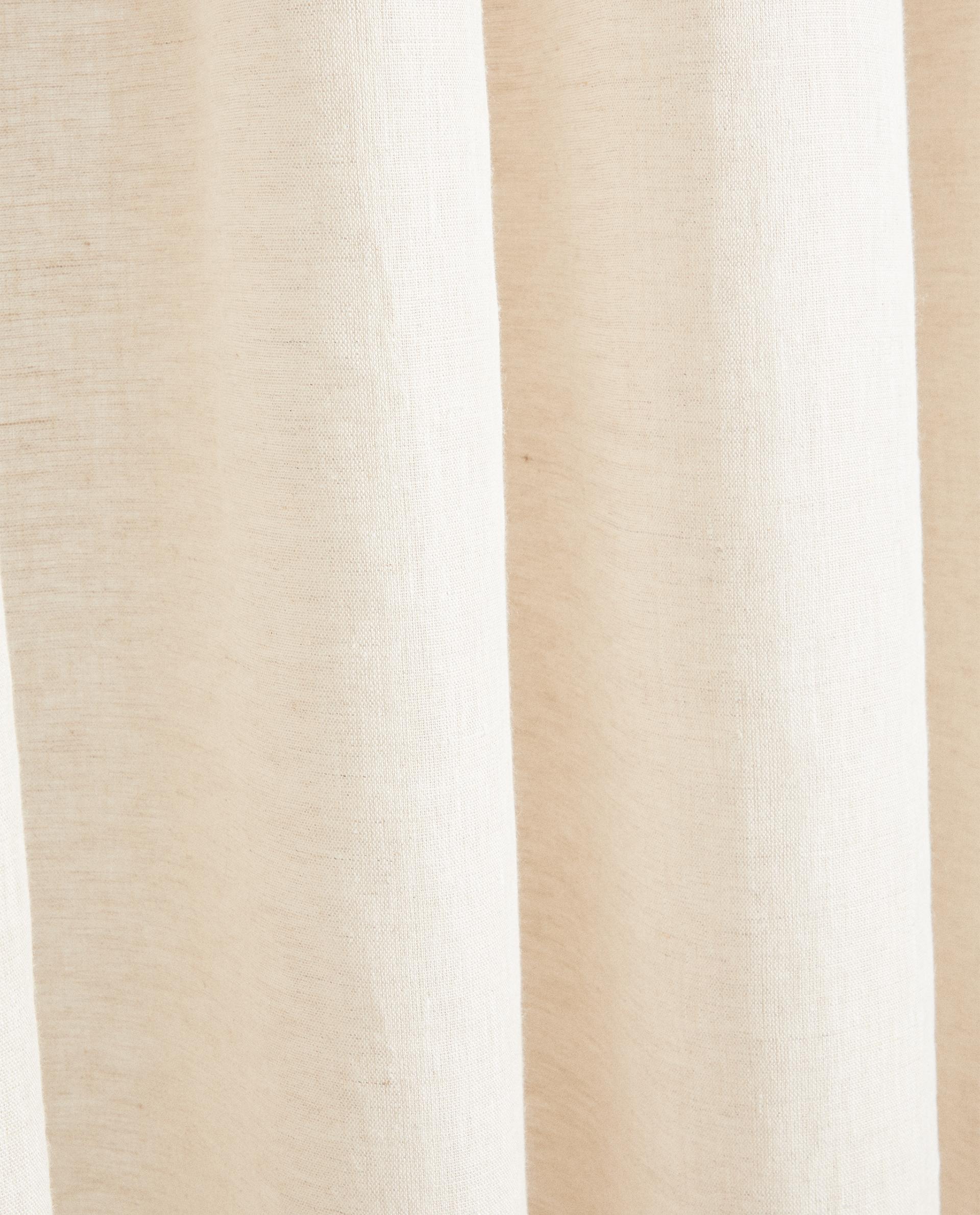 DOUBLE WIDTH LINEN CURTAIN WITH MEDIUM OPACITY product thumbnail 12
