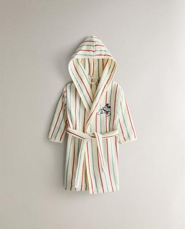 KIDS' MICKEY & MINNIE ©DISNEY VELOUR DRESSING GOWN