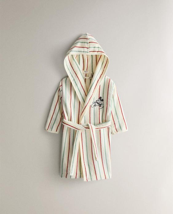 KIDS' MICKEY & MINNIE ©DISNEY VELOUR DRESSING GOWN KIDS' MICKEY & MINNIE ©DISNEY VELOUR DRESSING GOWN