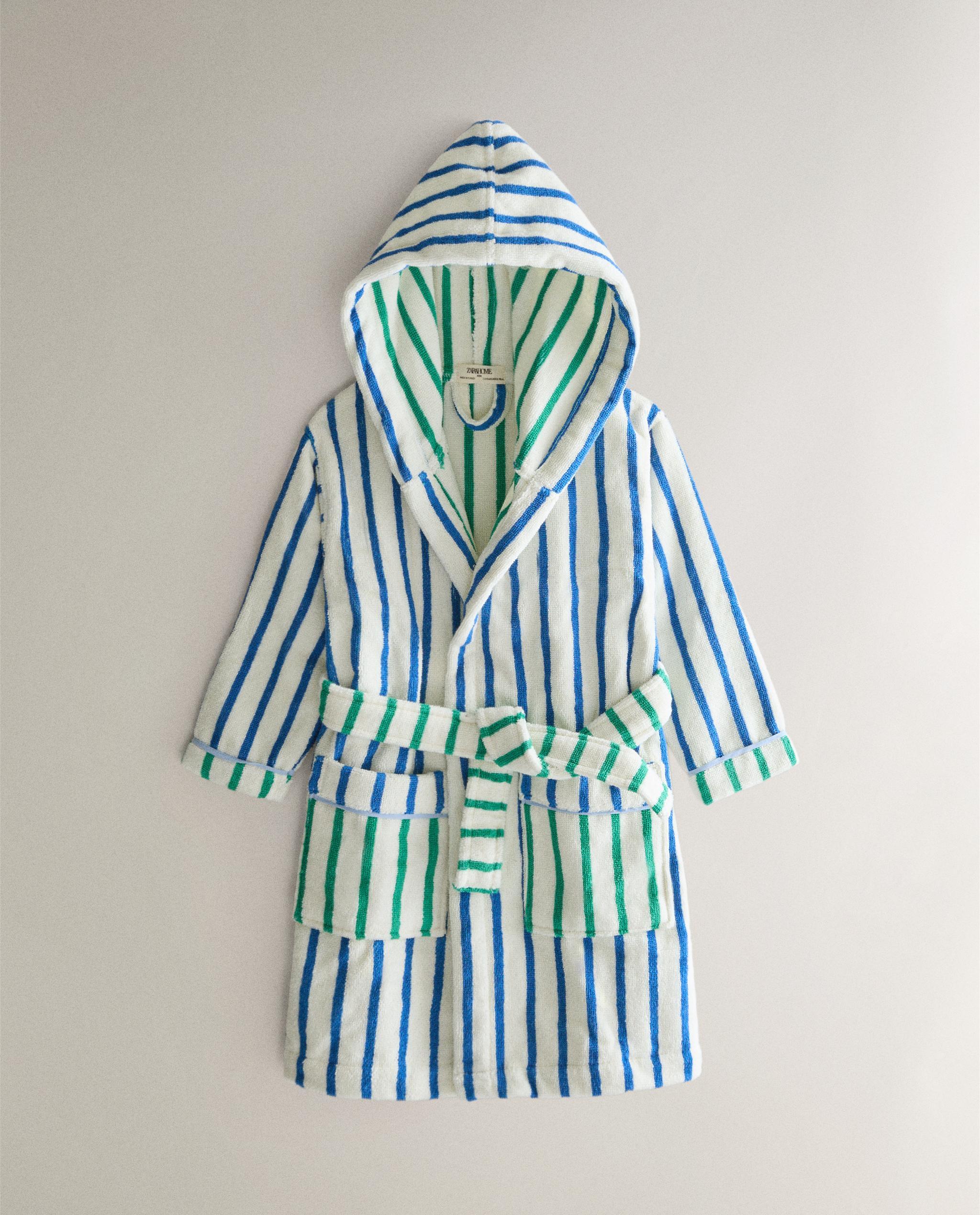 KIDS' STRIPED BATHROBE product thumbnail 5