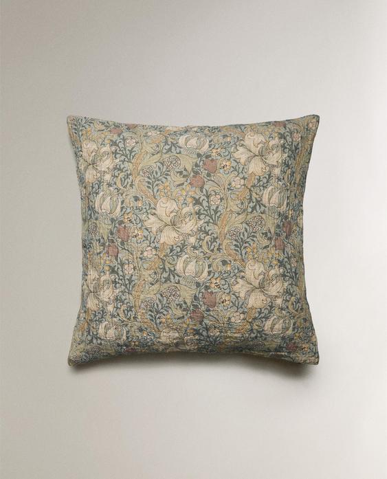 MORRIS & CO. LEAVES CUSHION COVER