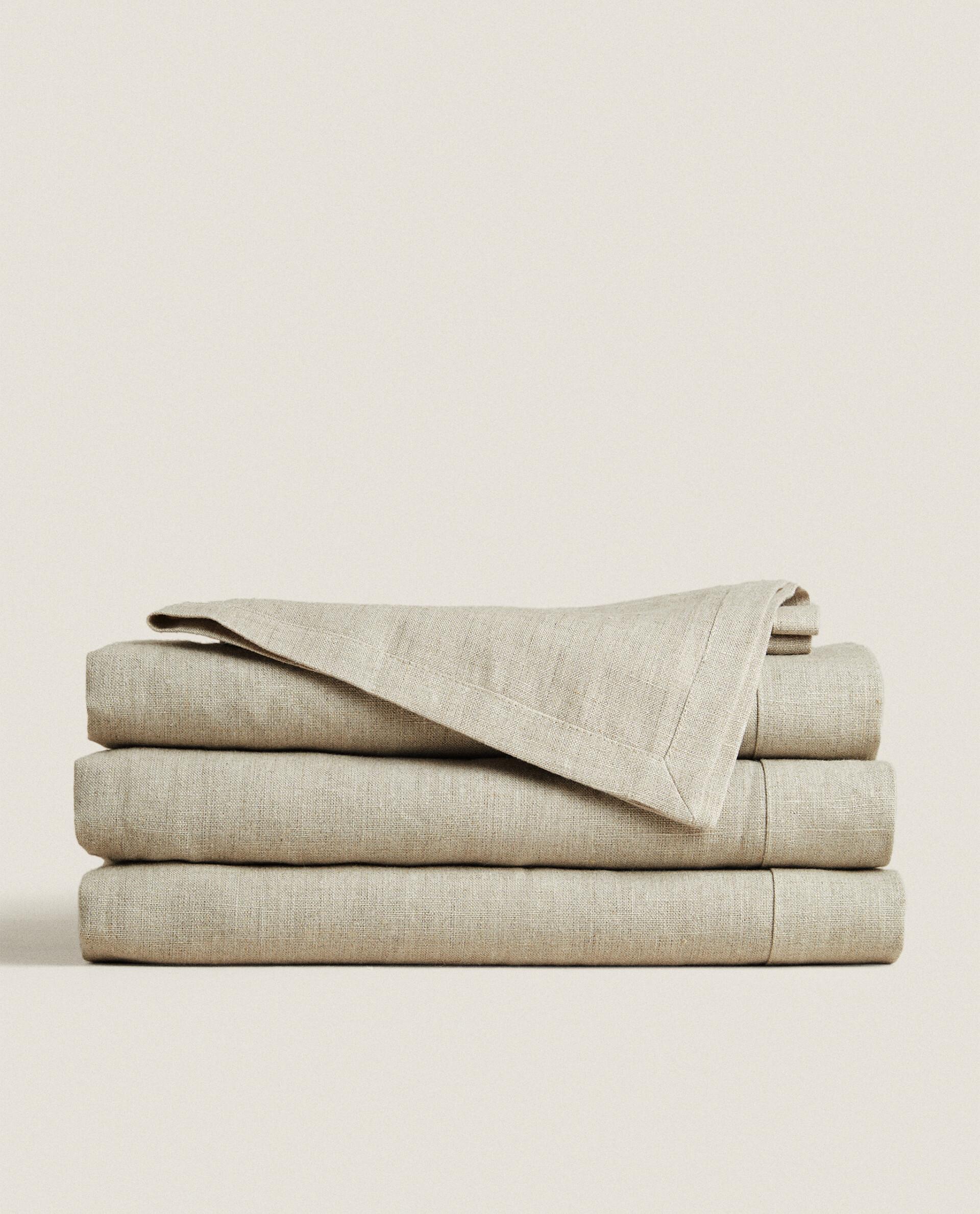 PLAIN-COLOURED LINEN TABLECLOTH product thumbnail 11