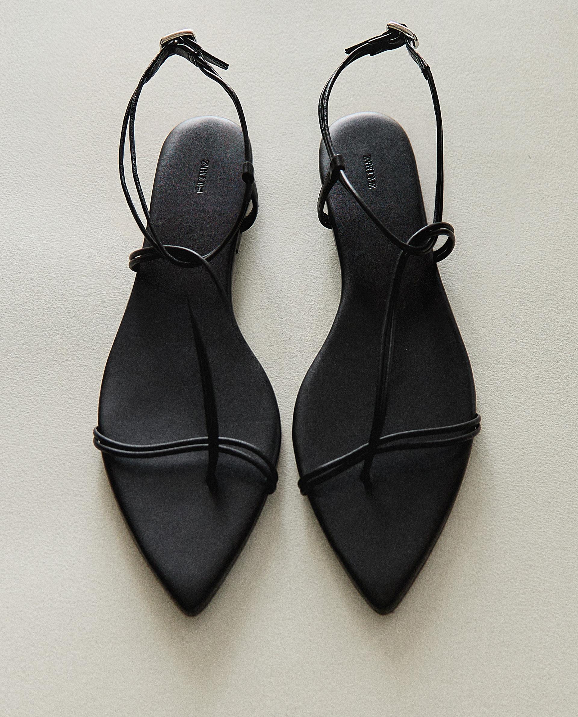 Zapatillas Mujer Zapatos Zara Home SANDALIA PIEL TIRAS