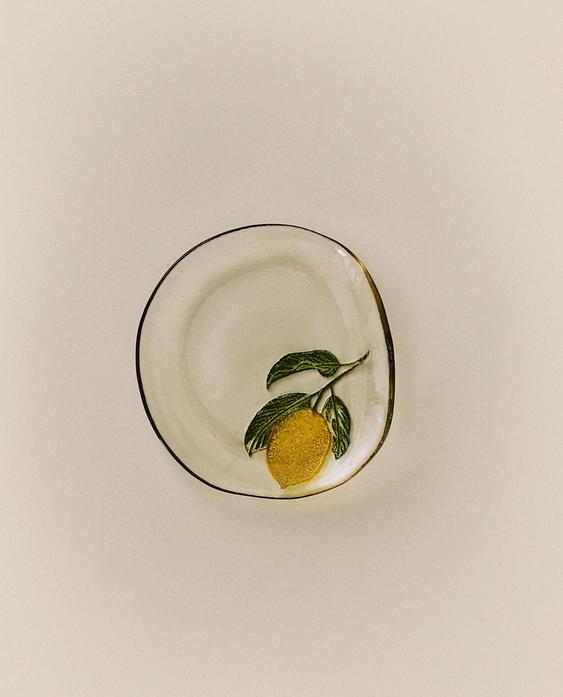 LEMON GLASS SIDE PLATE