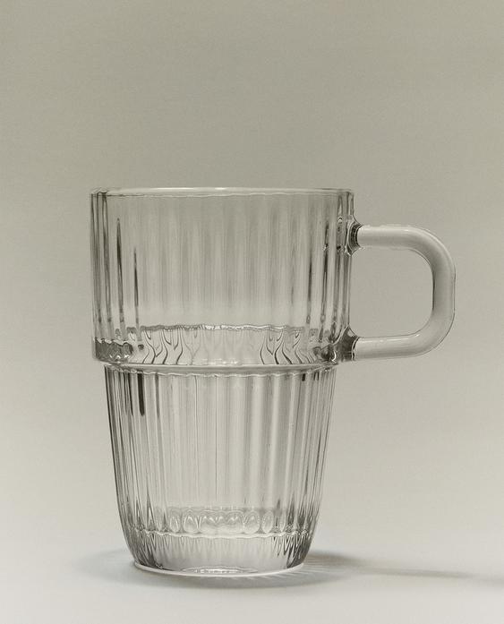 TAZA VIDRIO RELIEVE
