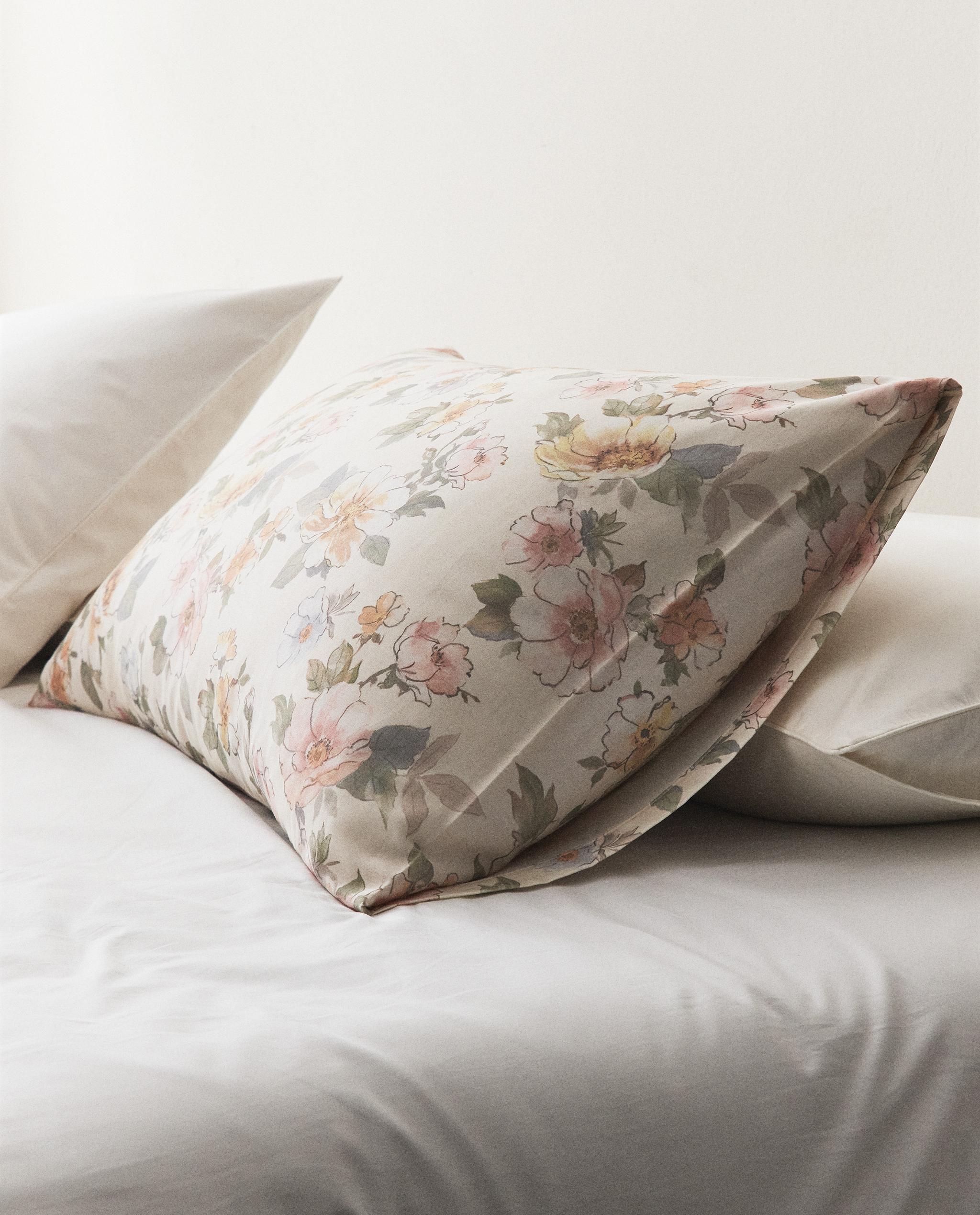 FLORAL SATEEN PILLOWCASE product thumbnail 6