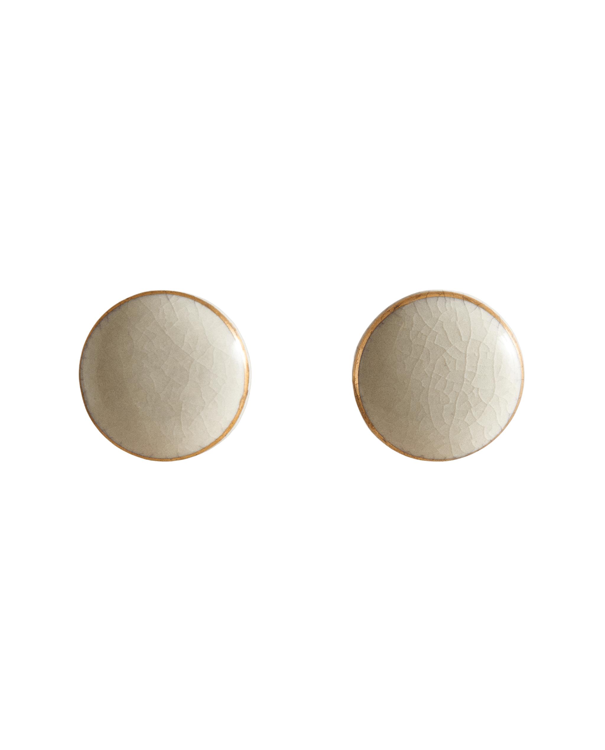 PACK OF ROUND CERAMIC DOOR KNOBS (PACK OF 2)