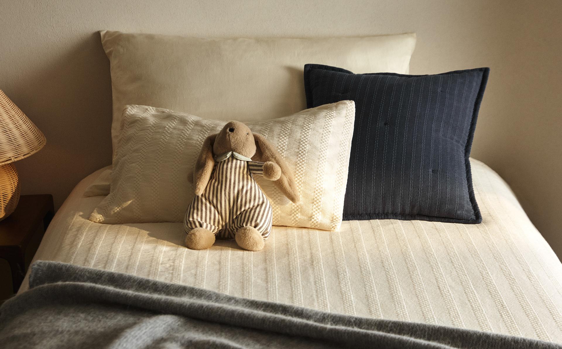 KIDS’ STRIPED TEXTURED BEDSPREAD KIDS’ STRIPED TEXTURED BEDSPREAD