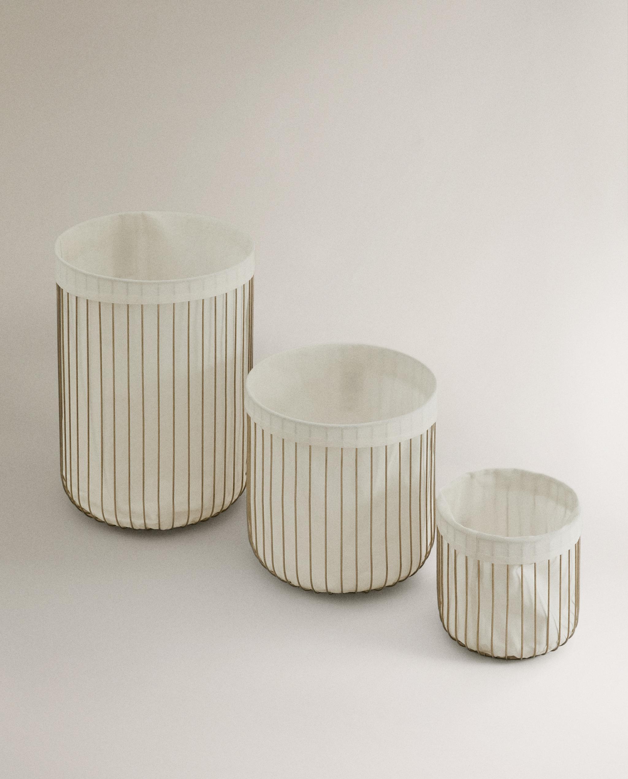 インナー付き バスケット | Zara Home 日本/Japan
