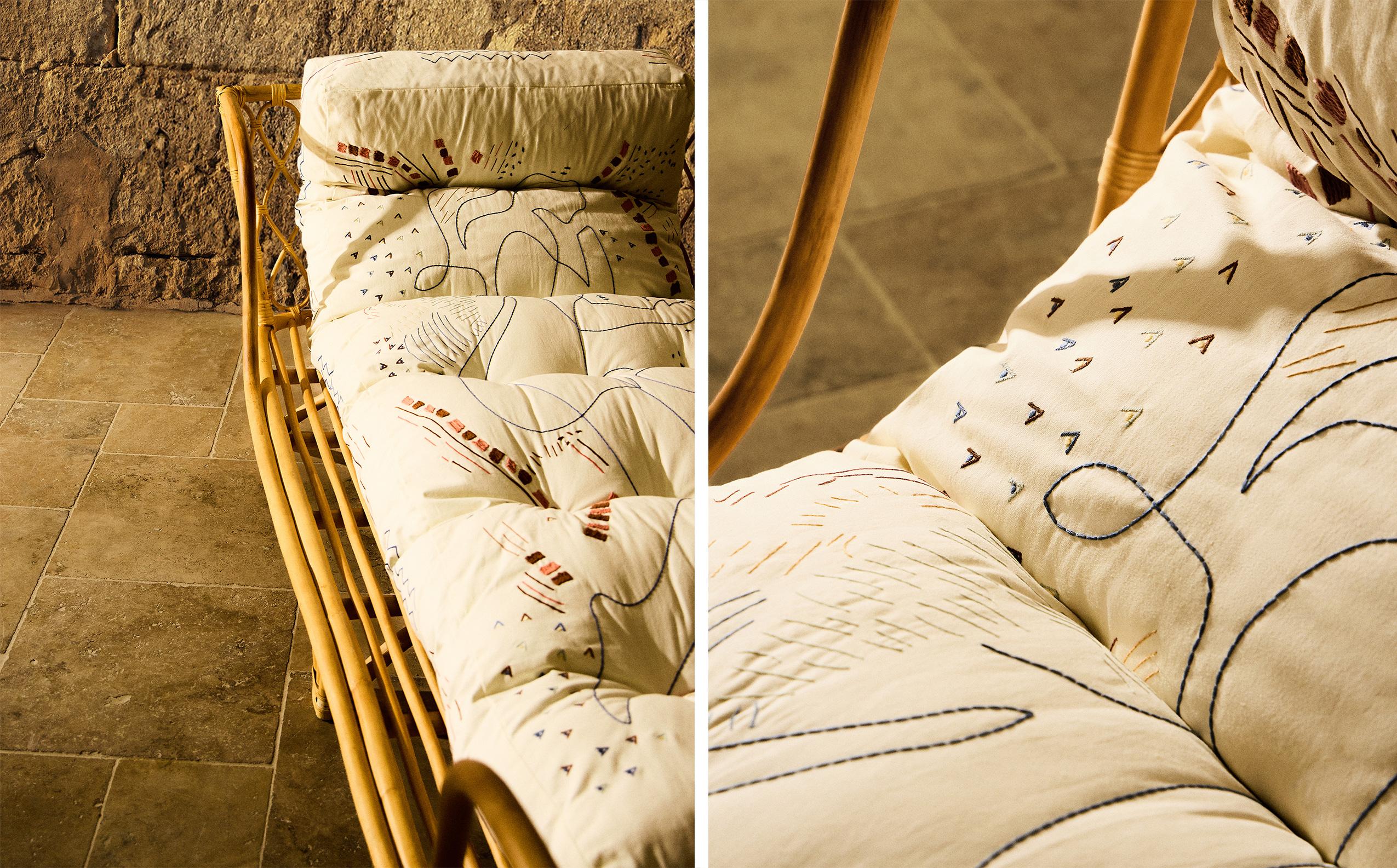 COTTON TOPPER WITH EMBROIDERED DETAILS