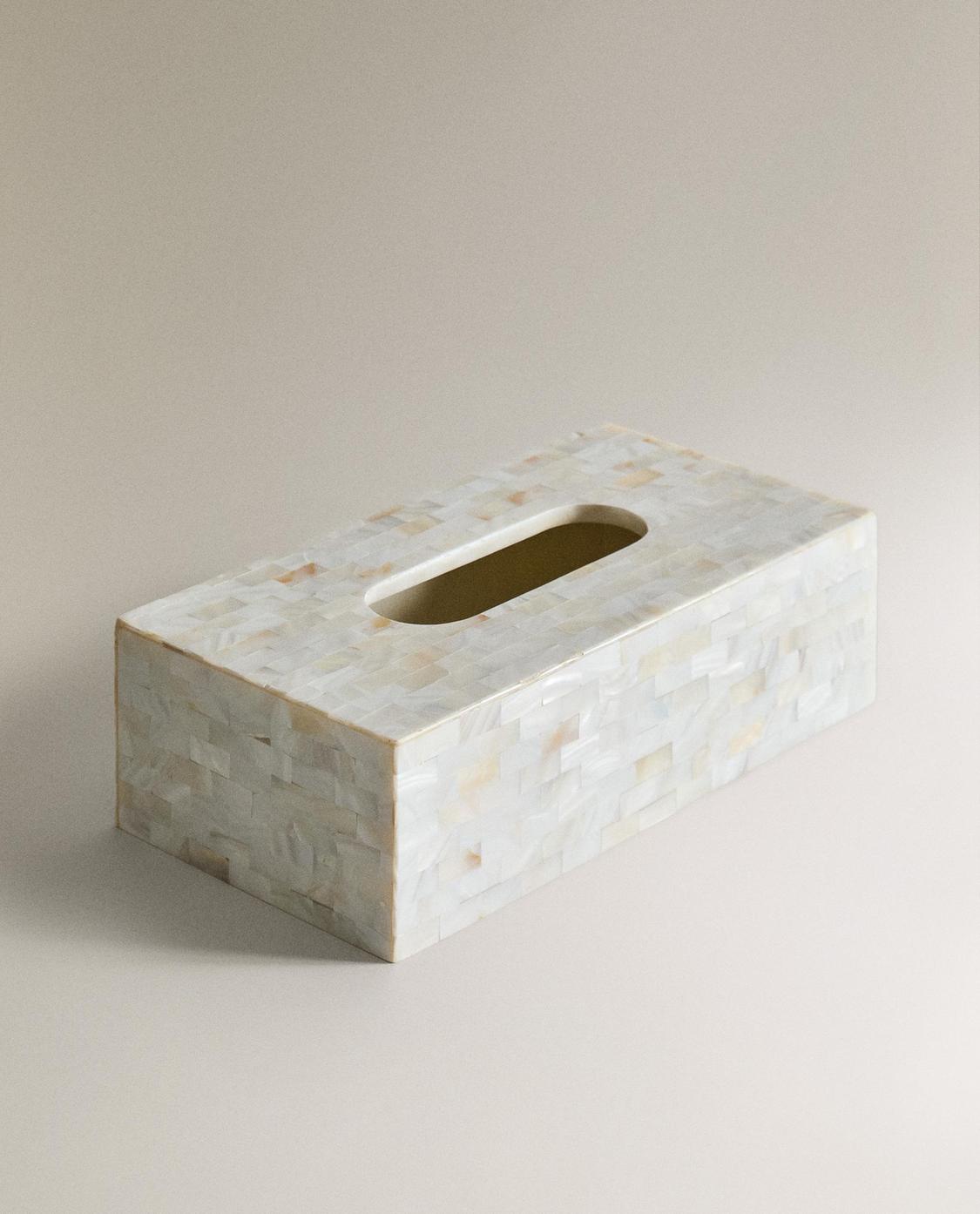Boîte à Mouchoirs Rayée - Rangement Pour Papier Essuie-tout, Cuisine, Salle à Manger, Salle De Bain