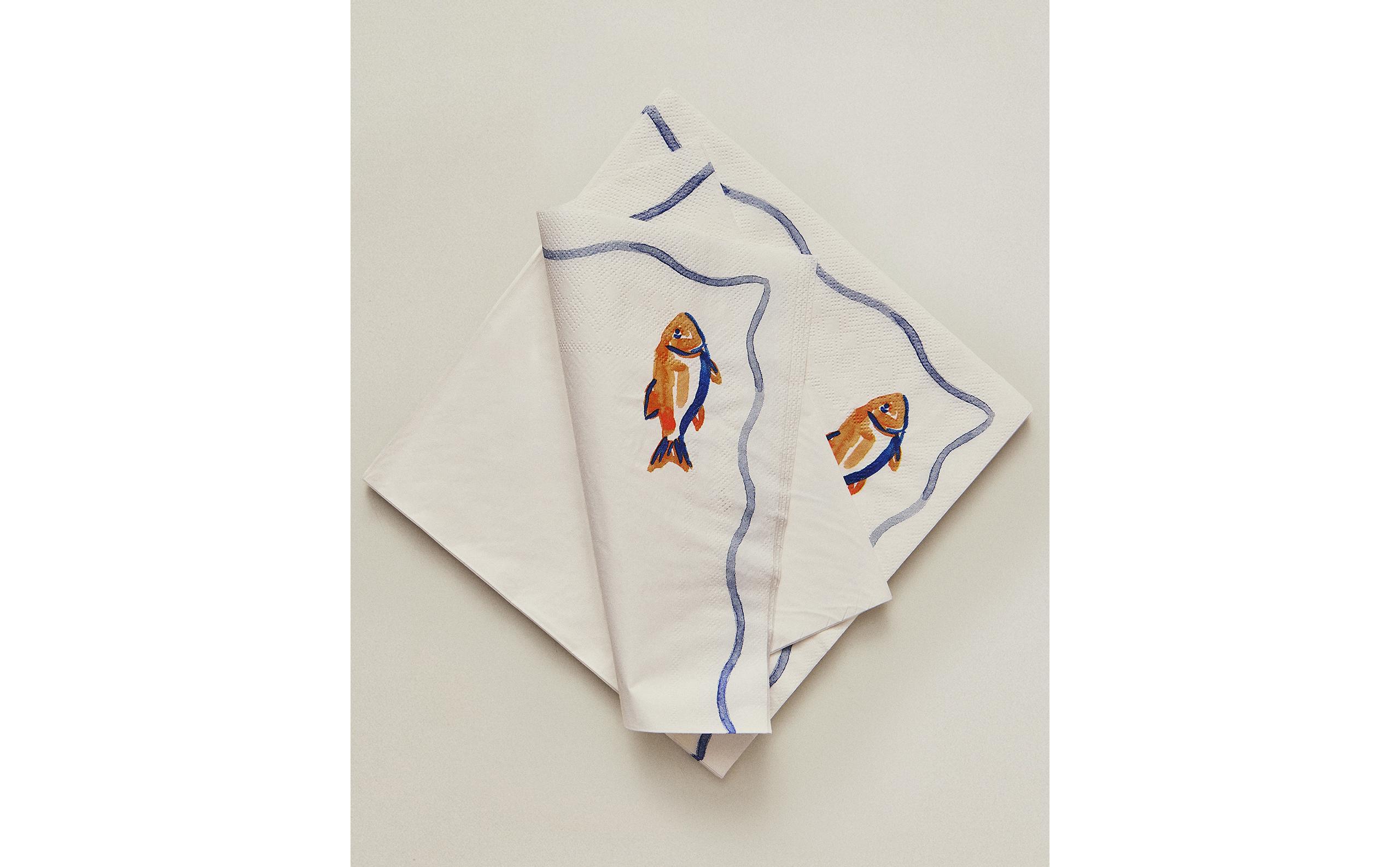 PACK OF FISH PAPER NAPKINS (PACK OF 20) product thumbnail 8