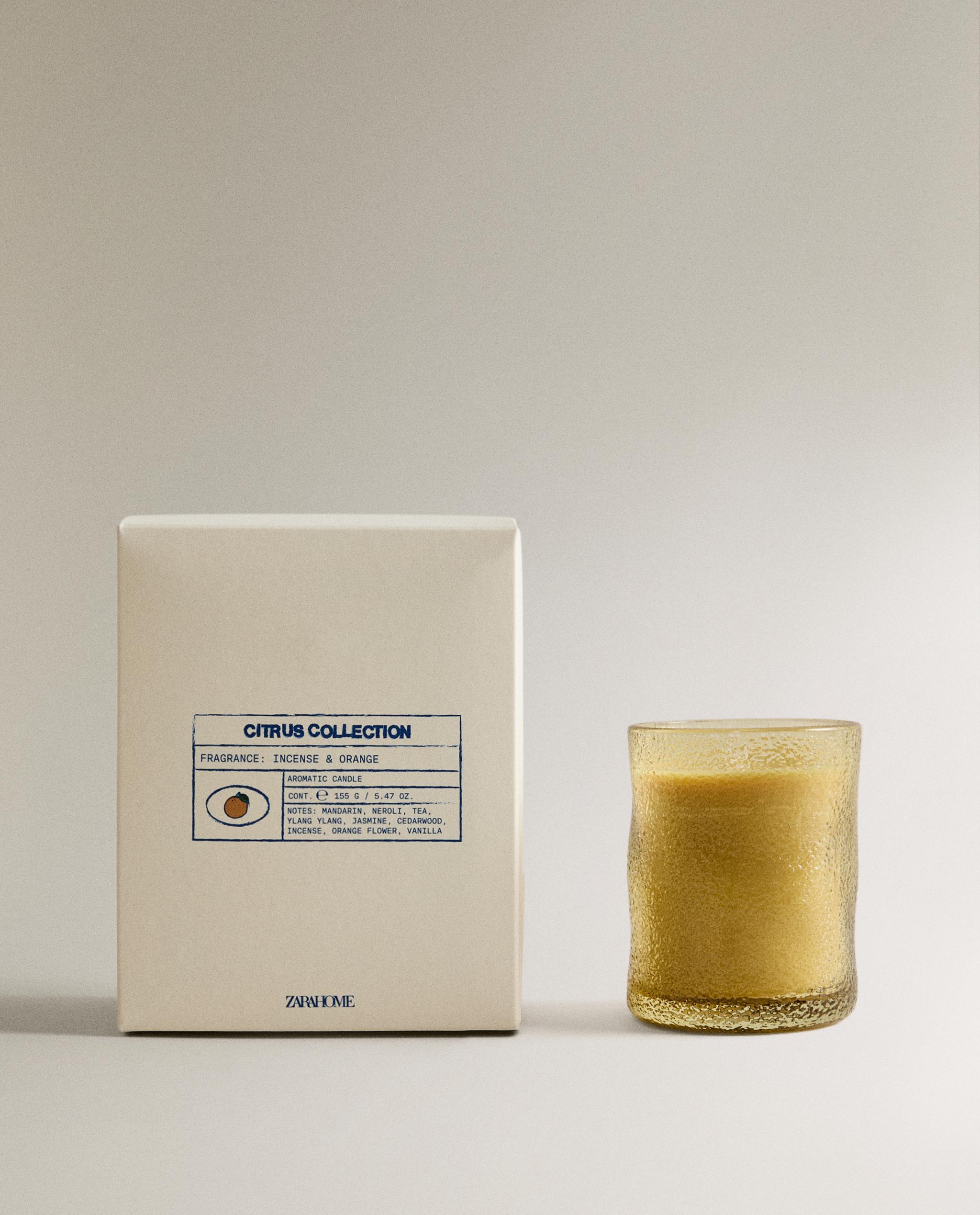 (155 G) INCENSE & ORANGE SCENTED CANDLE product thumbnail 4