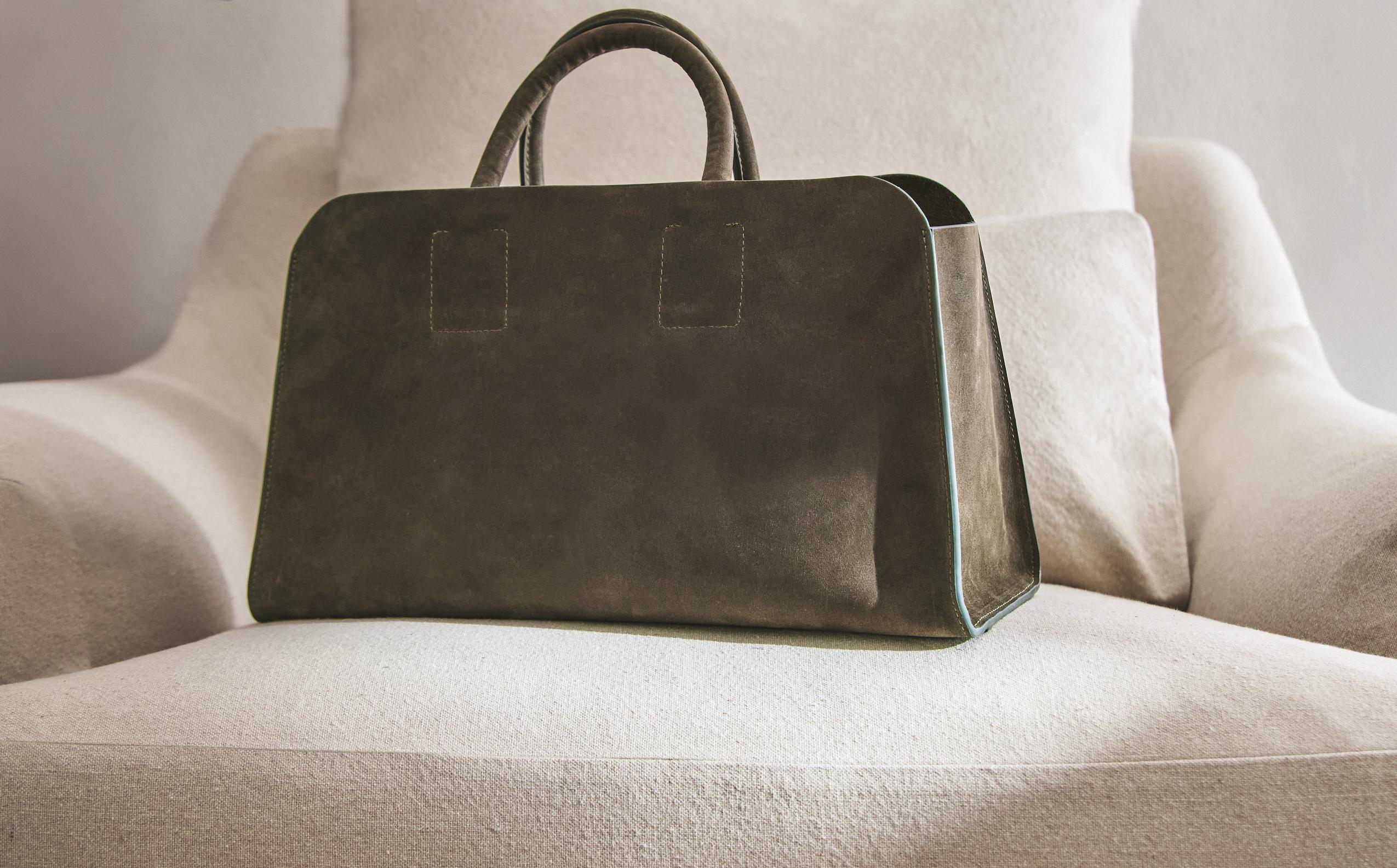 MINI NUBUK LEATHER SHOPPER BAG | Zara Home United States of America