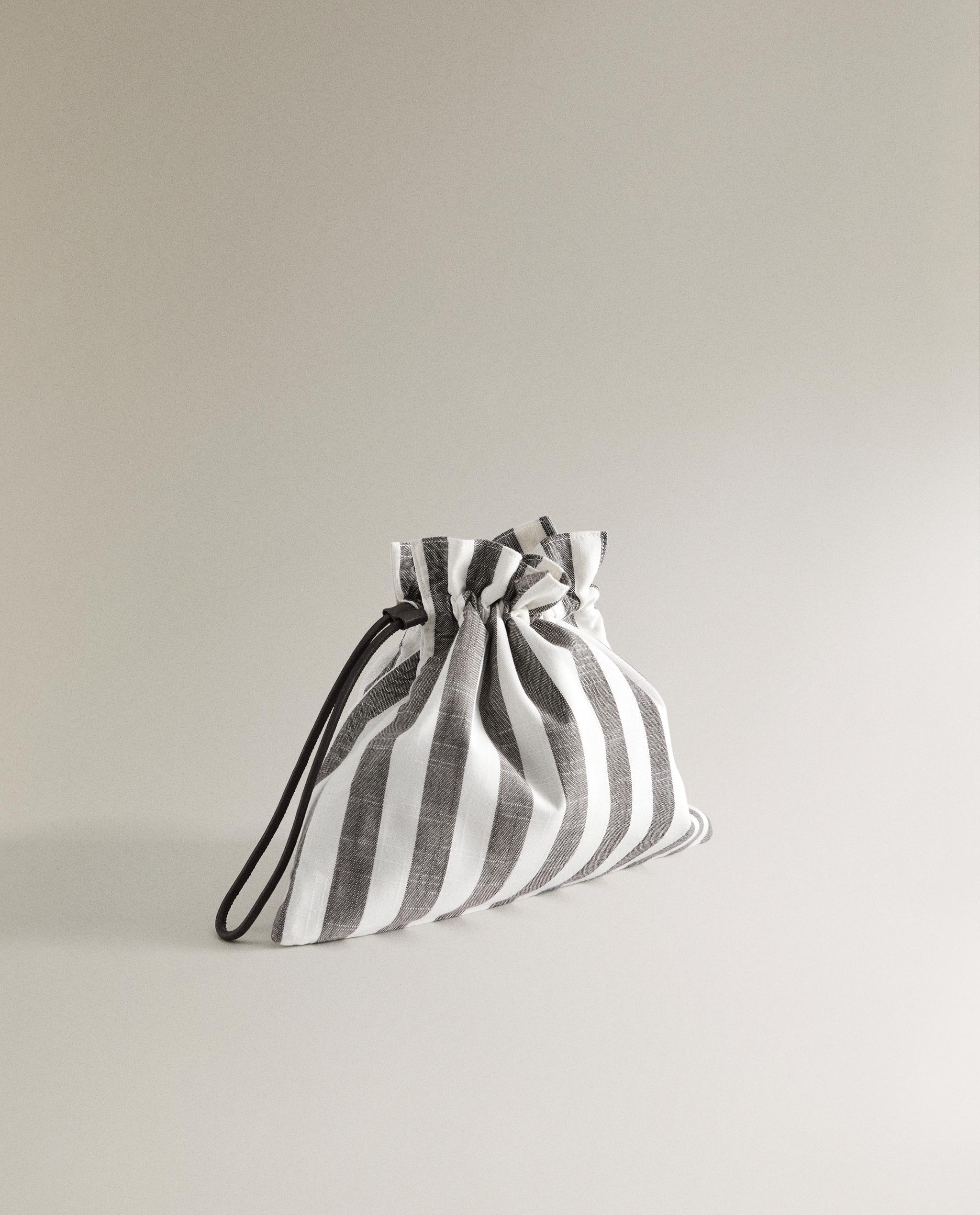 STRIPED MINI HANDBAG product thumbnail 5